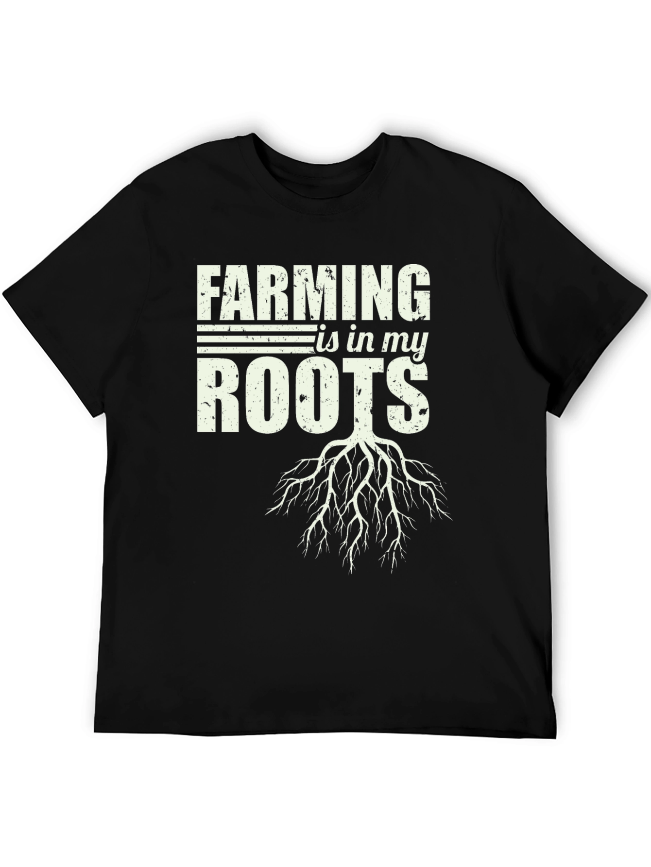 Black Farming is in My Roots T-Shirt view 5