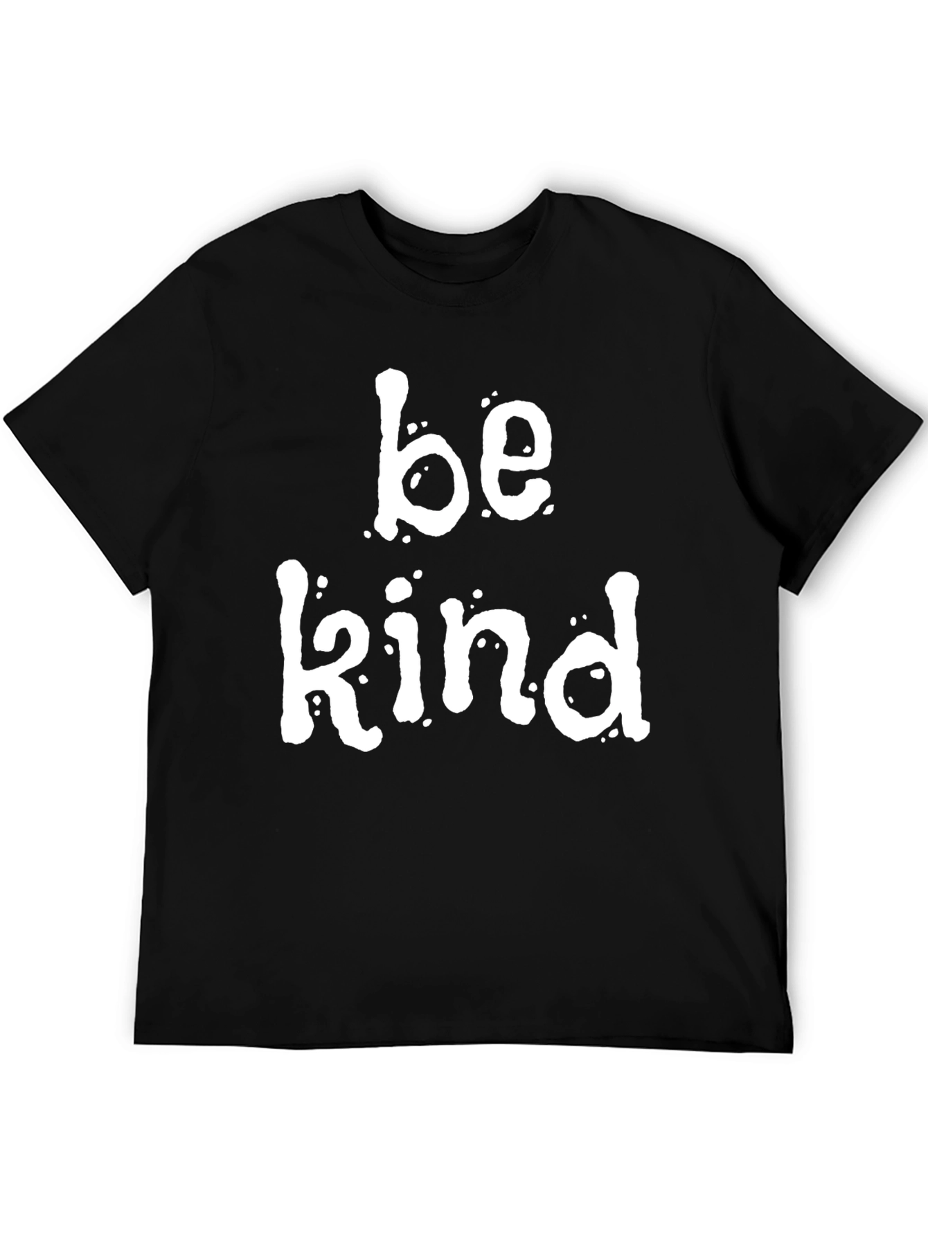 Black Be Kind Graphic Tee - Soft Cotton Blend view 5