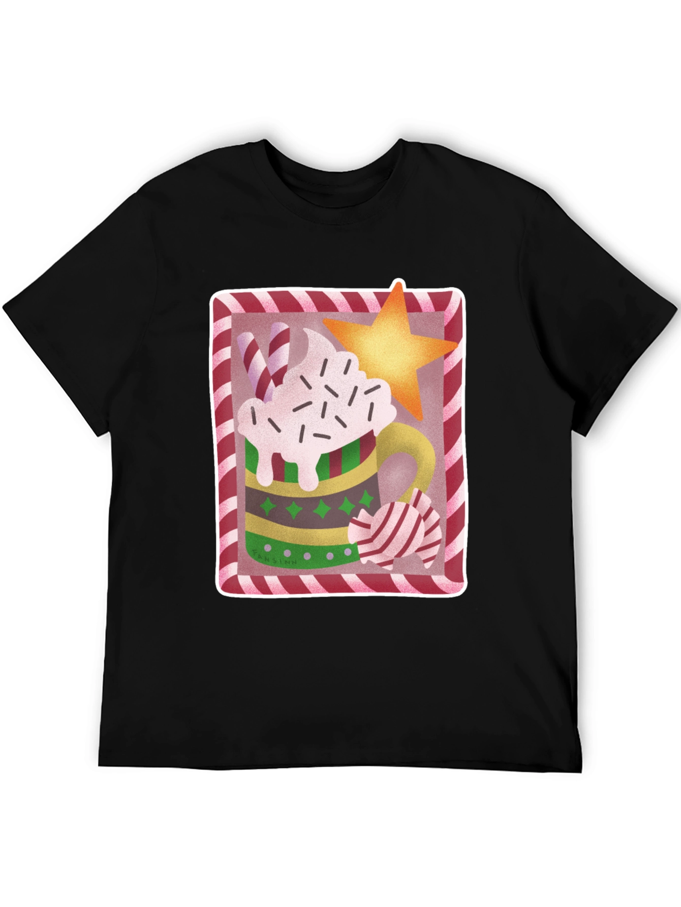 Black Holiday Cheer Tee view 5