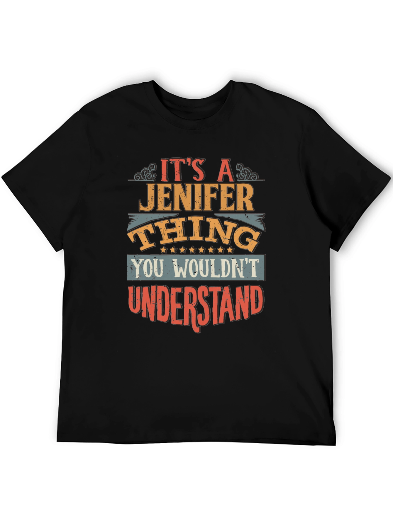Black It's A Jenifer Thing Graphic T-Shirt view 5
