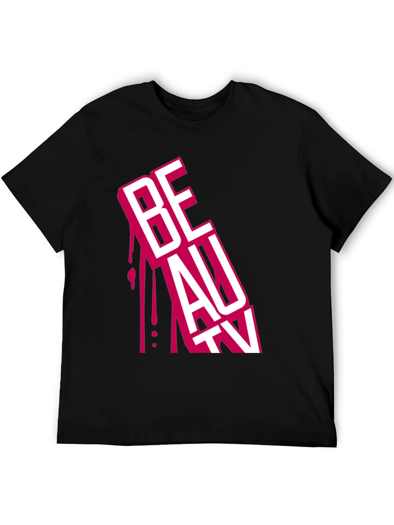Black Beauty Drip Graphic Tee - Bold Streetwear view 5