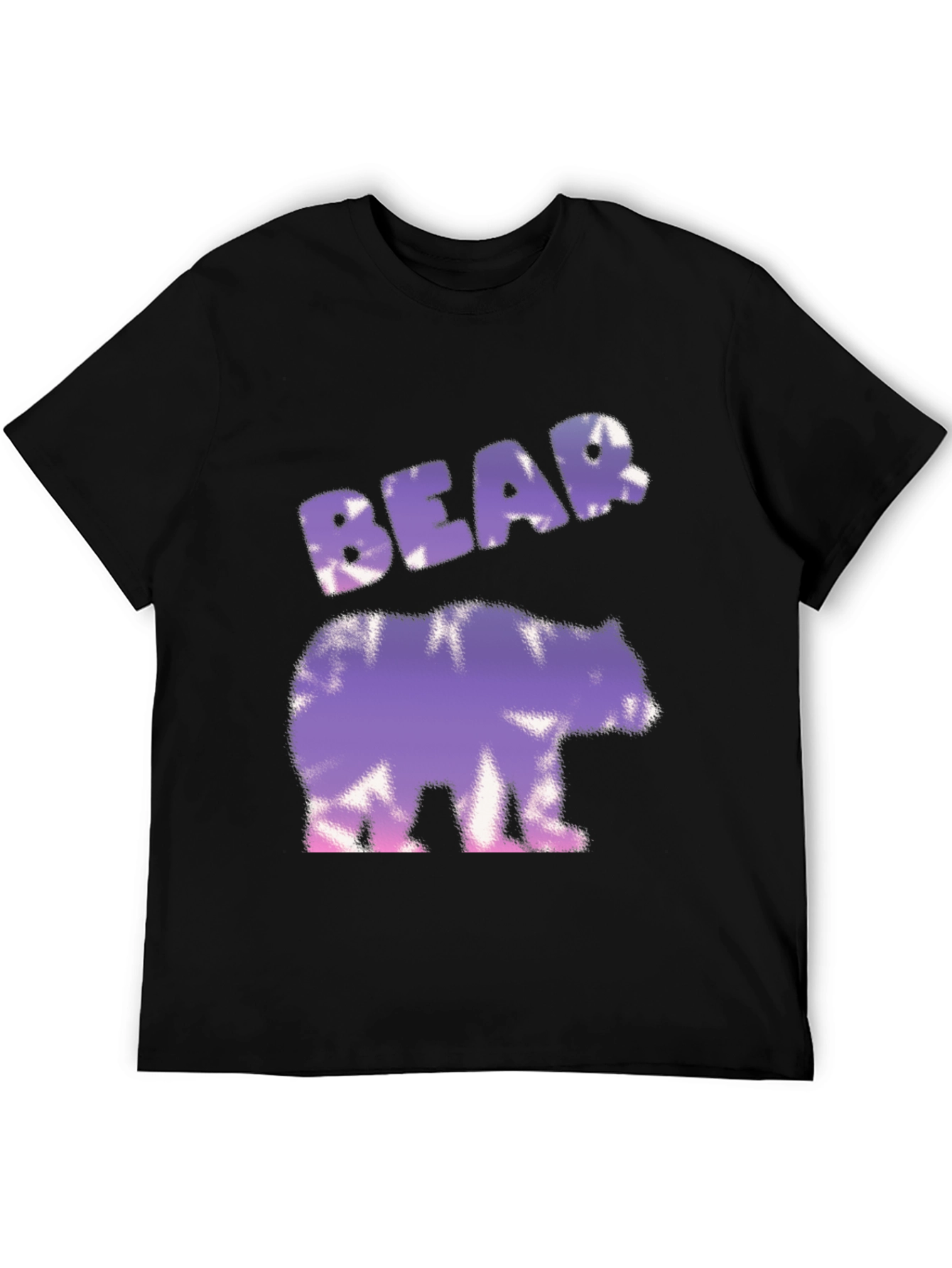 Black Bear Tie-Dye Graphic T-Shirt view 5