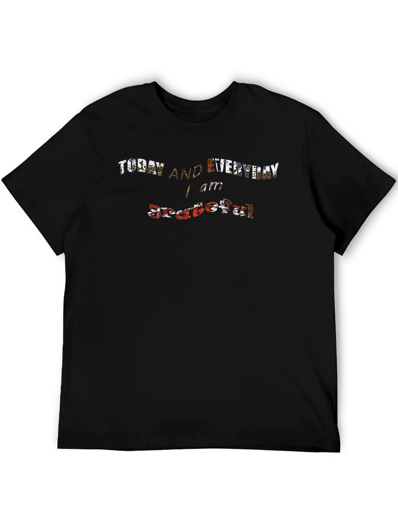 Black Grateful Graphic T-Shirt view 5