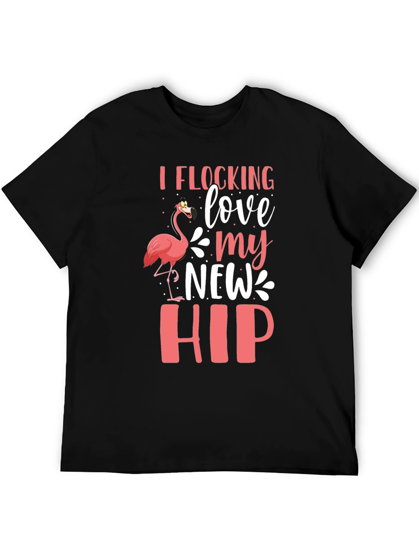Black I Flocking Love My New Hip Graphic Tee view 5