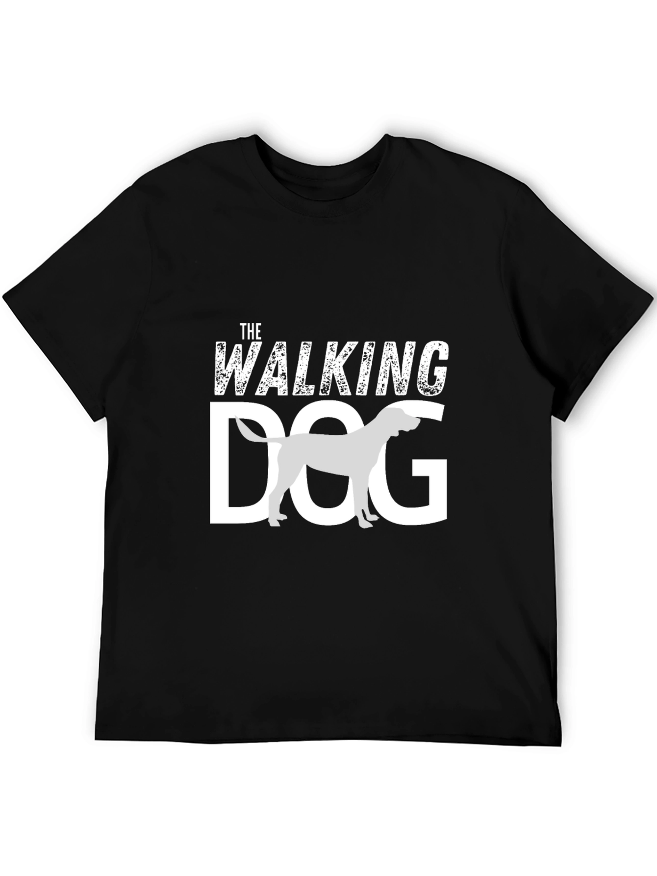 Black The Walking Dog Graphic Tee - Casual Canine Style view 5