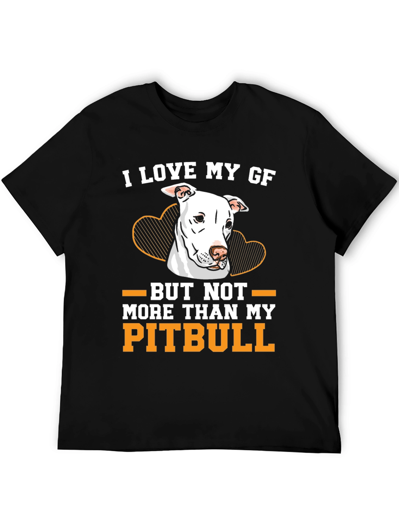 Black I Love My Pitbull T-Shirt view 5