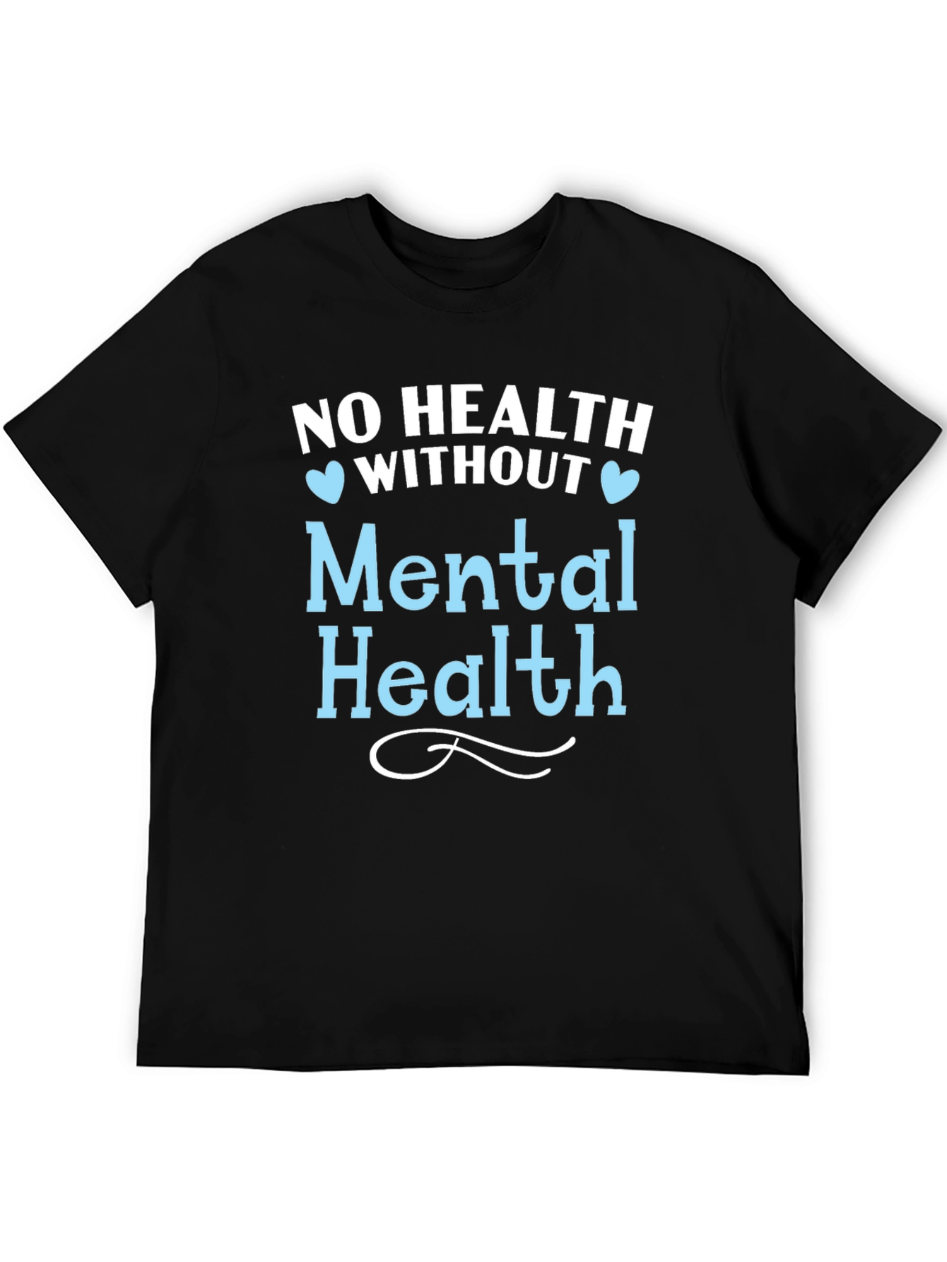 Black Mental Health Awareness T-Shirt view 5