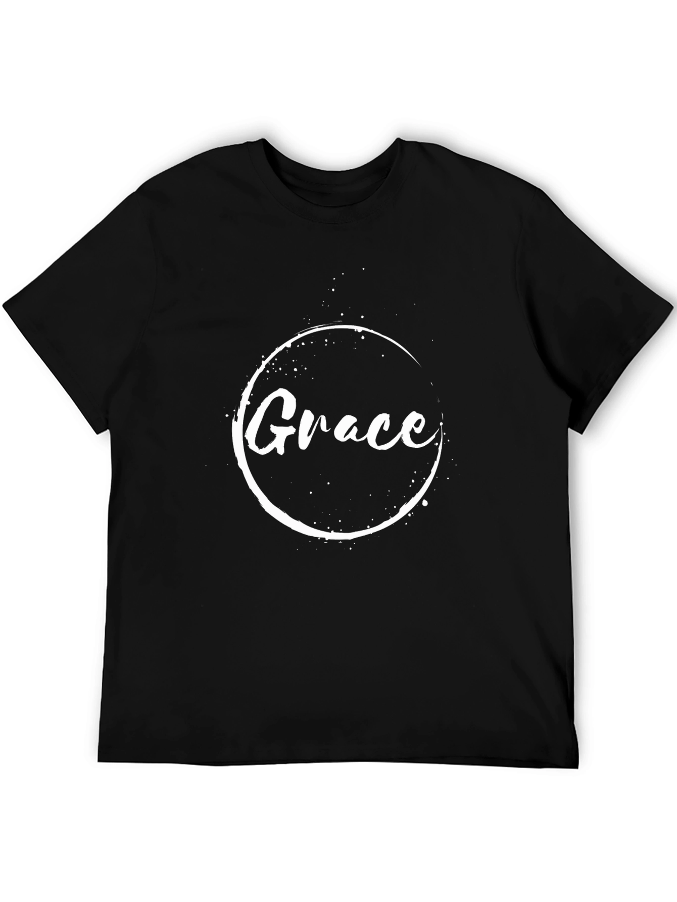 Black Graceful Black T-Shirt view 5