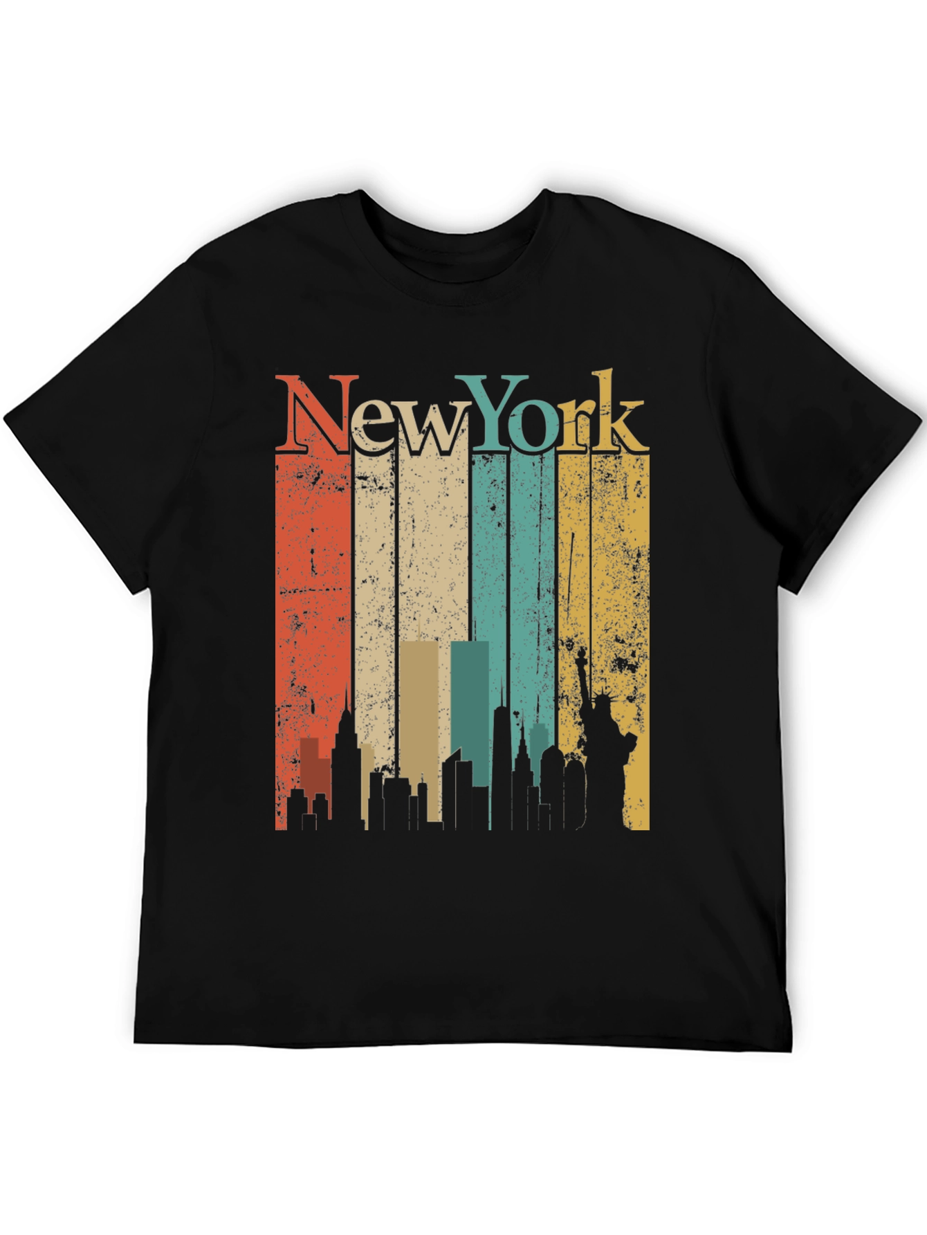 Vintage New York Skyline Graphic T-Shirt - 5