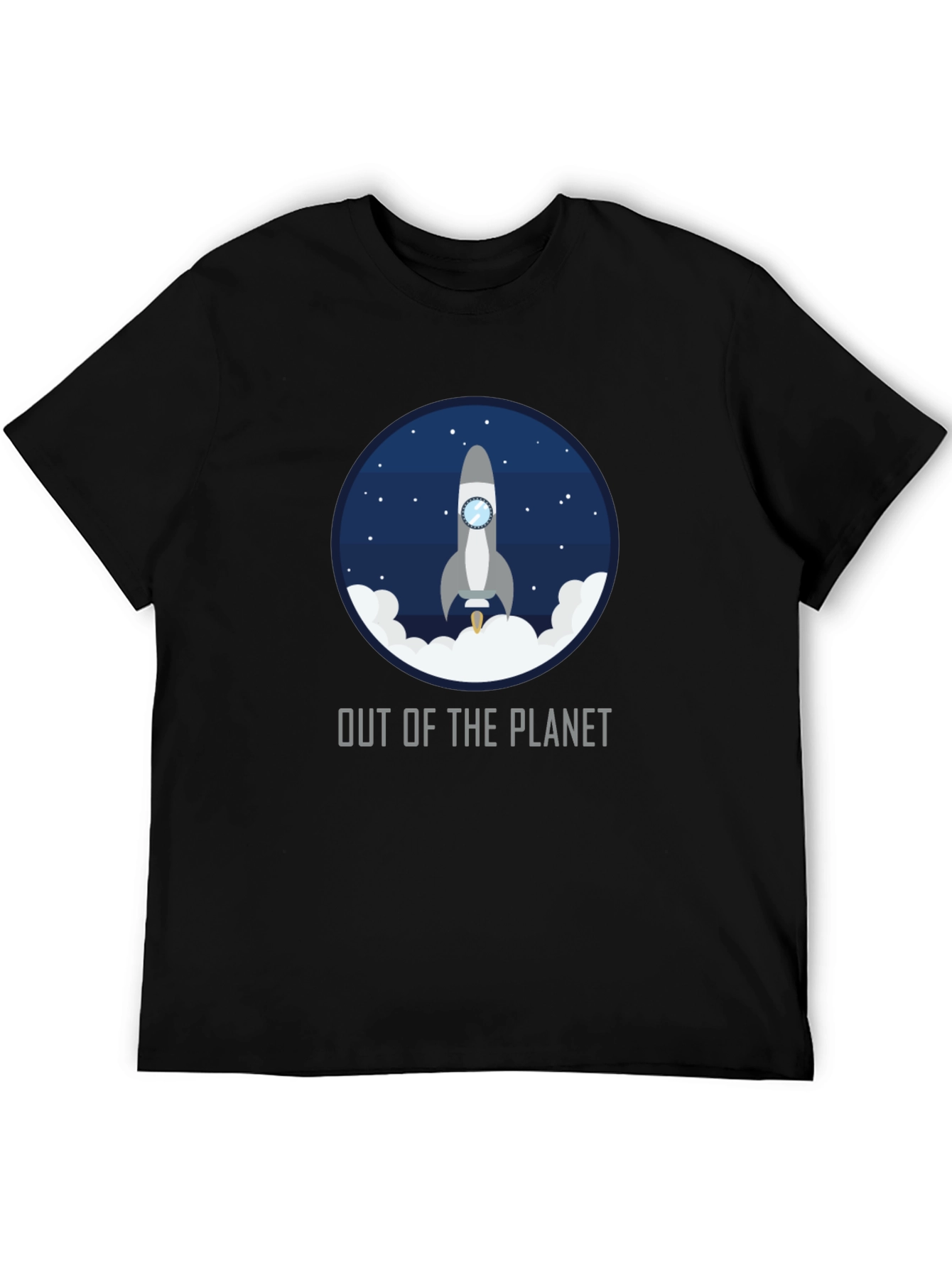 Black Out of the Planet Graphic Tee view 5