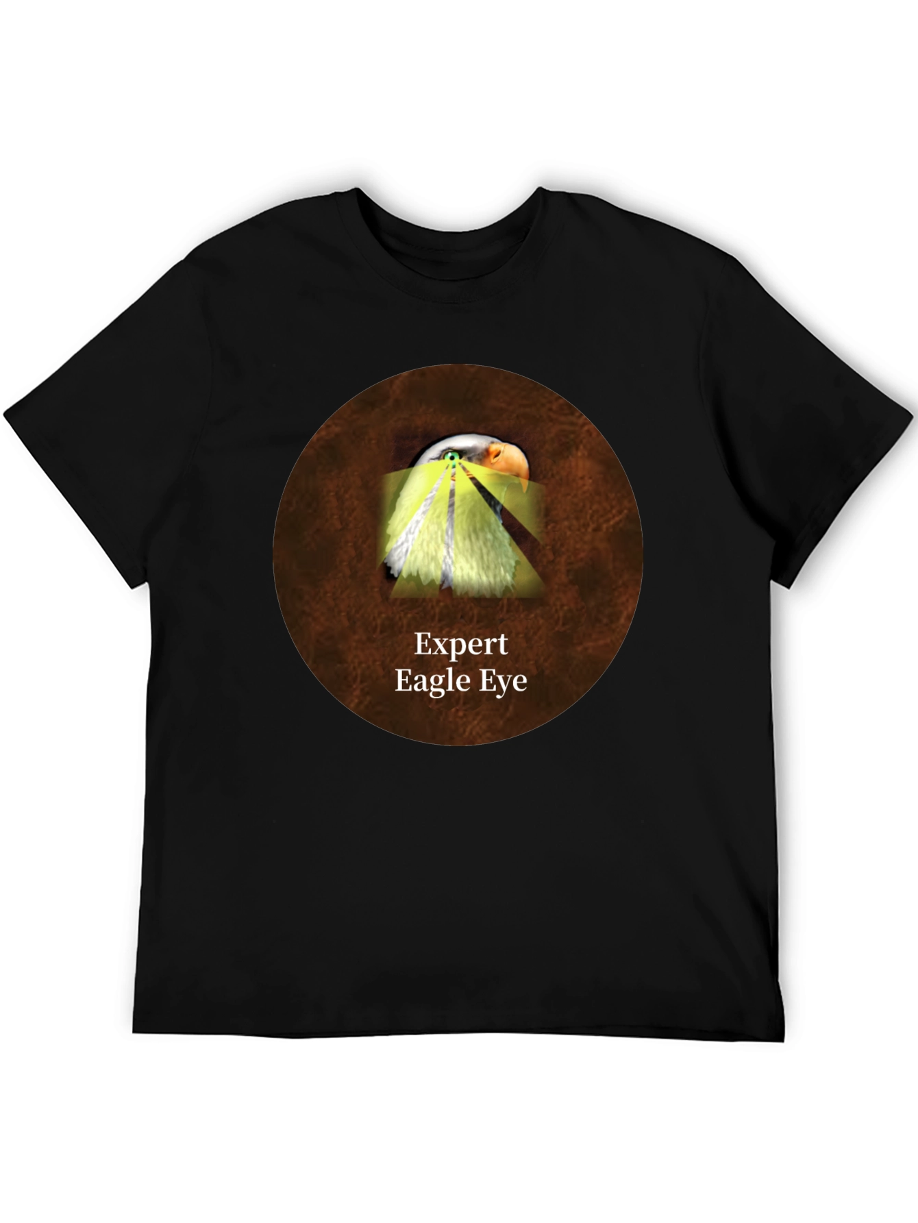 Black Expert Eagle Eye Graphic T-Shirt view 5