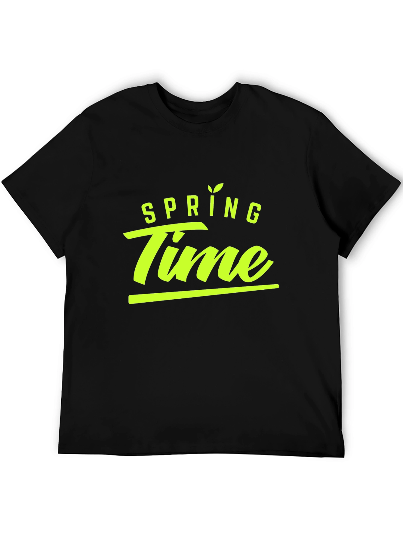 Black Spring Time Black T-Shirt view 5