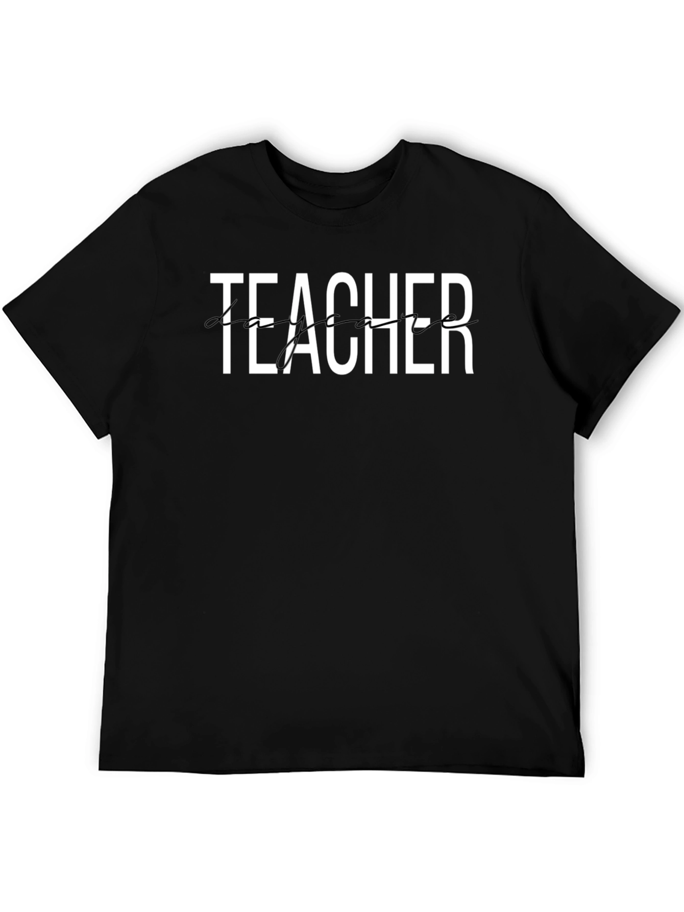 Black Teacher T-Shirt - Stylish Educator Apparel view 5