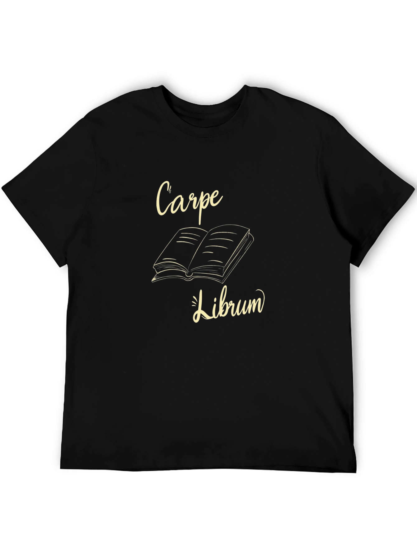 Black Carpe Librum Graphic Tee - Seize the Book! view 5
