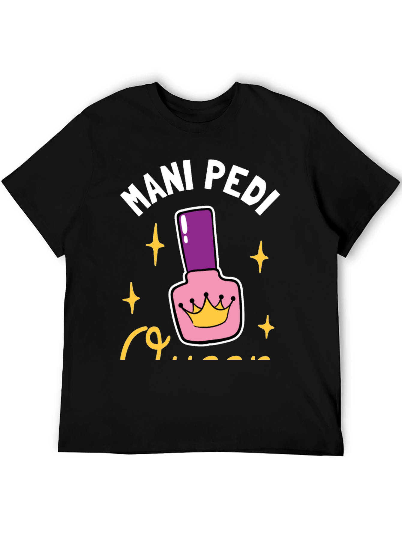 Black Mani Pedi Queen Graphic Tee view 5