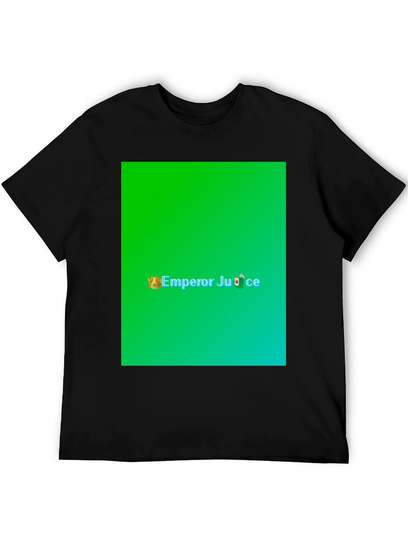 Black Emperor Juice Graphic Print Black T-Shirt view 5
