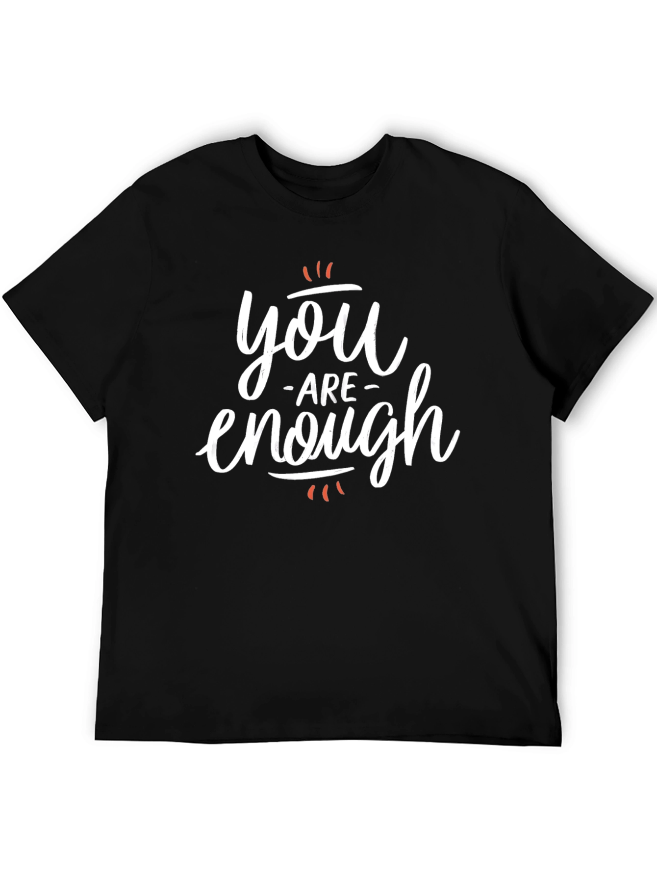 Black You Are Enough Graphic Tee view 5