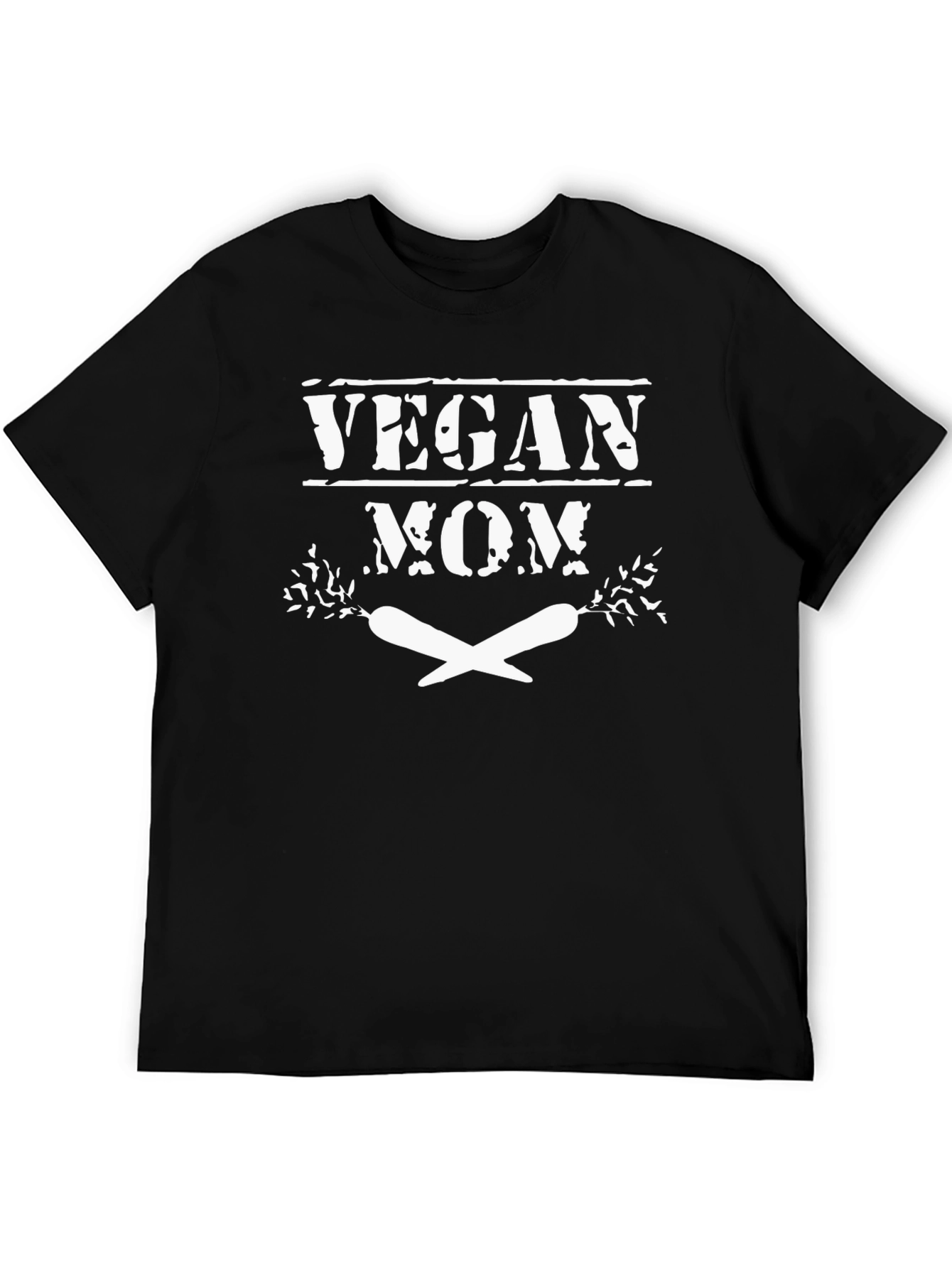 Vegan Mom Graphic T-Shirt - Black - 5