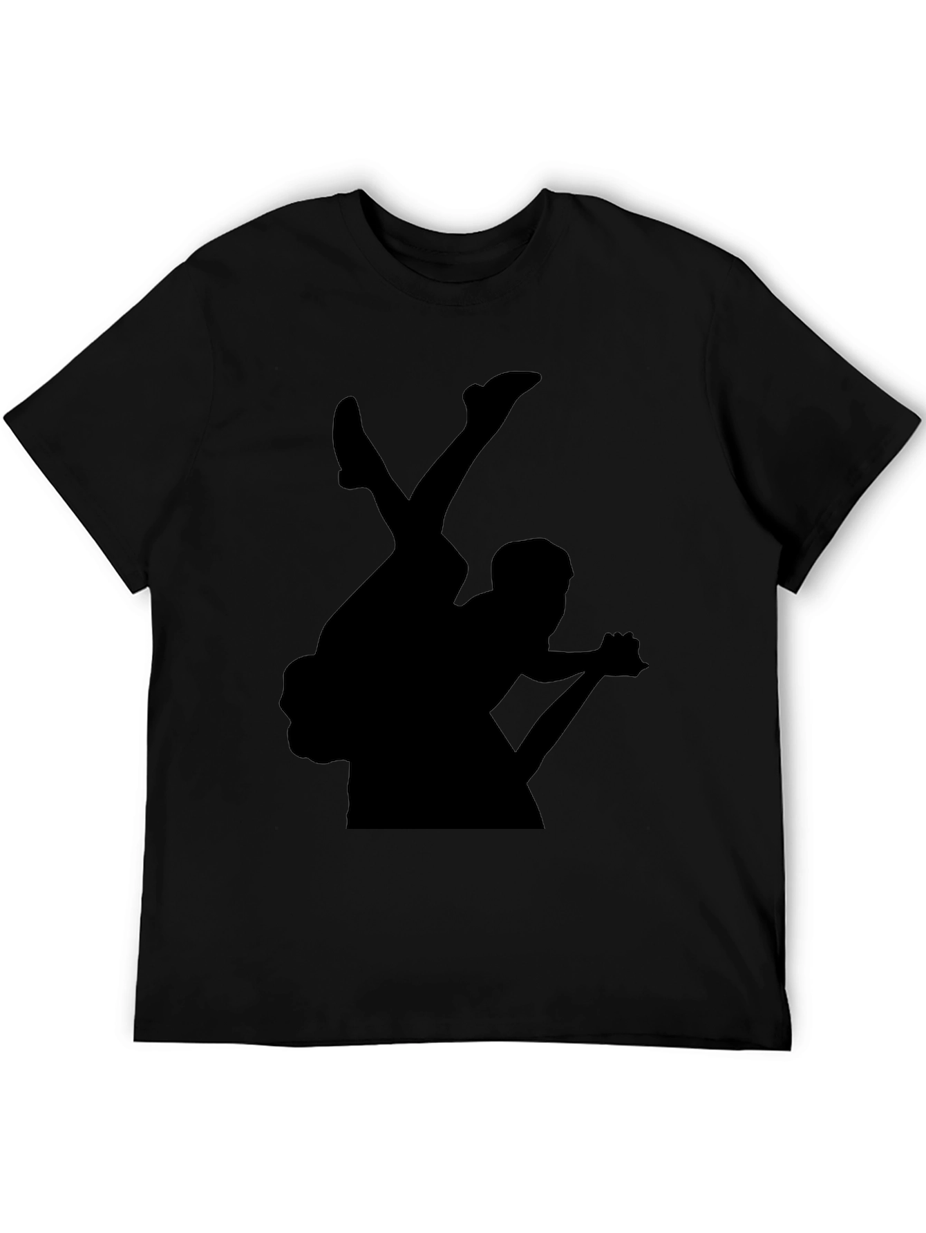 Black Silhouette Graphic Tee - Dark Style view 5
