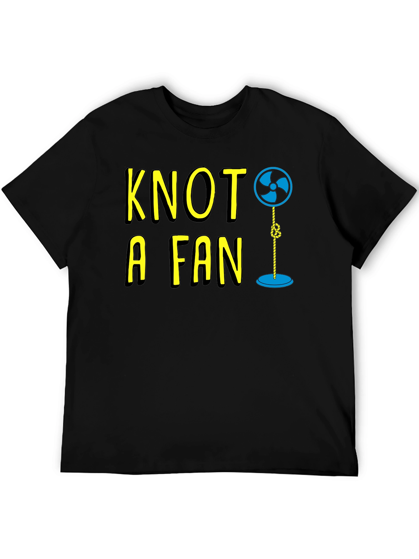 Black Knot A Fan Funny Graphic T-Shirt view 5