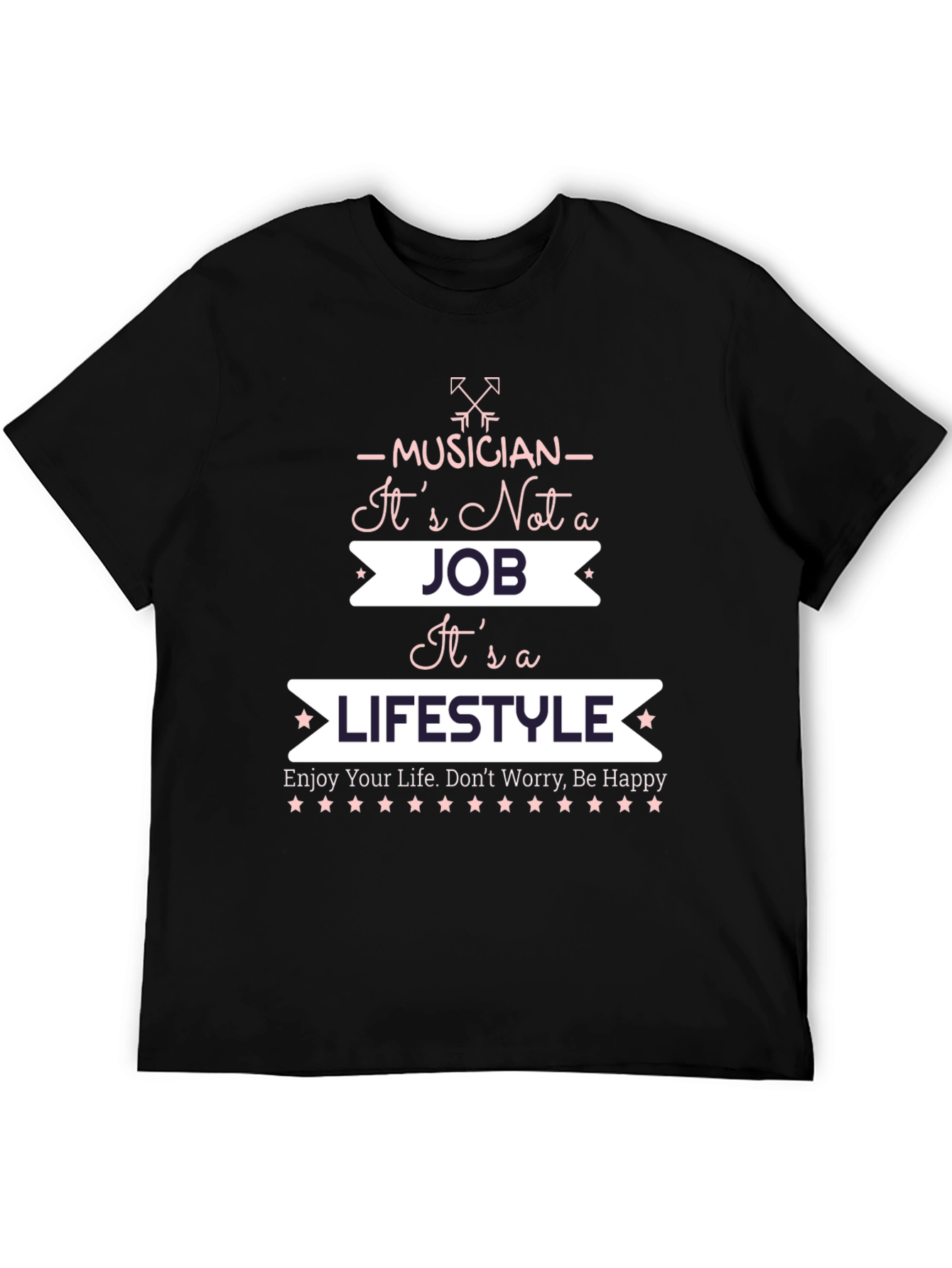 Black Musician Lifestyle Graphic Tee view 5