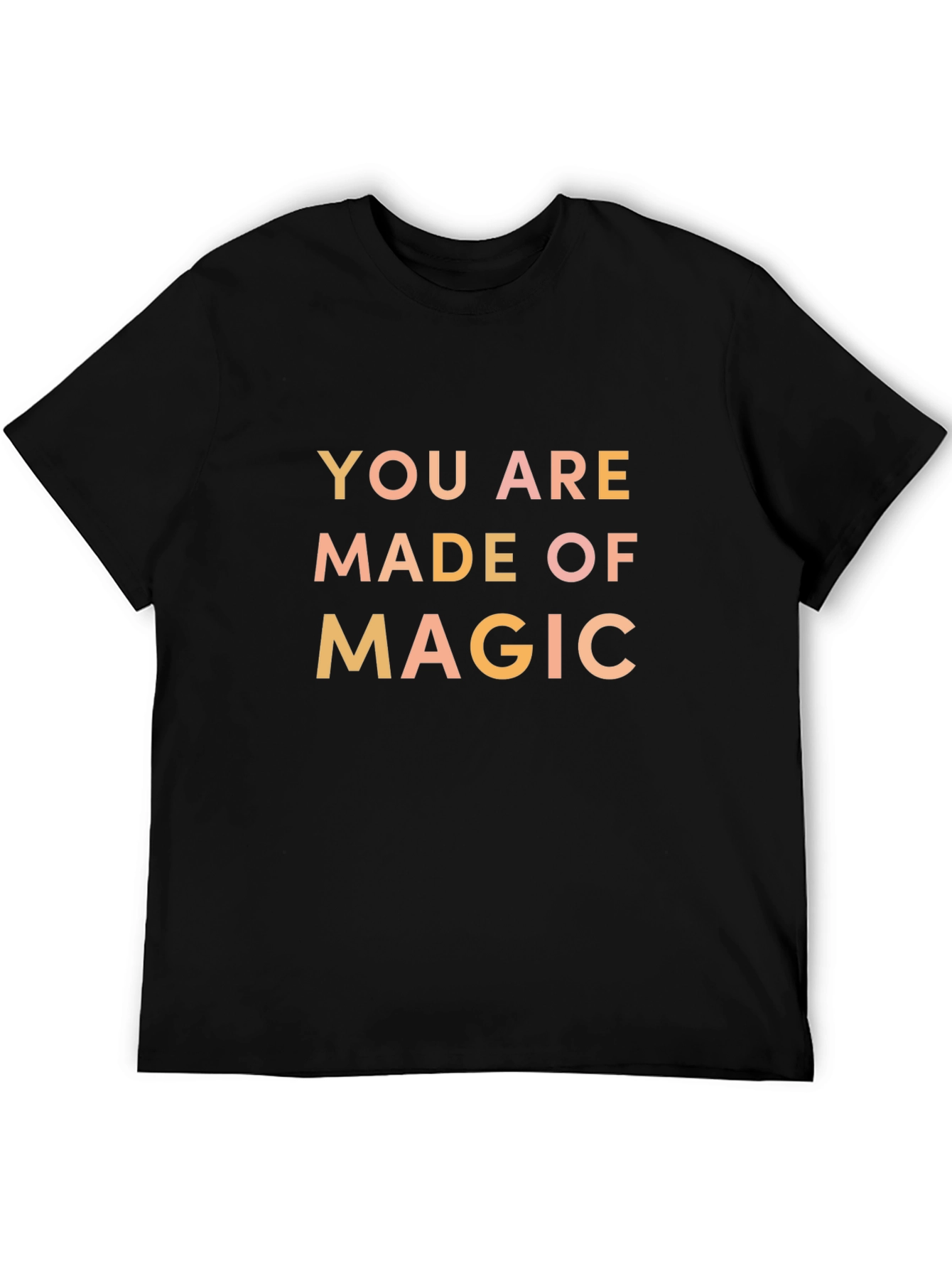 Black You Are Made of Magic Graphic Tee view 5