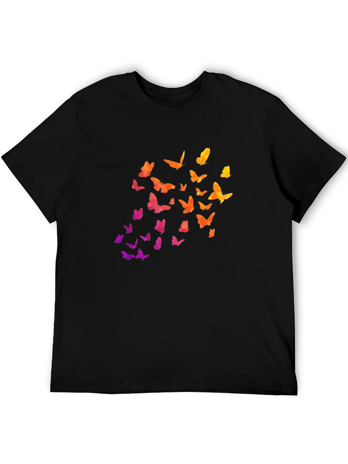 Black Butterfly Gradient Tee - Stylish Comfort view 5