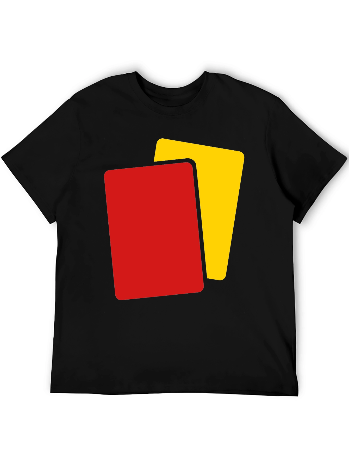 Black Referee Card T-Shirt - Black view 5