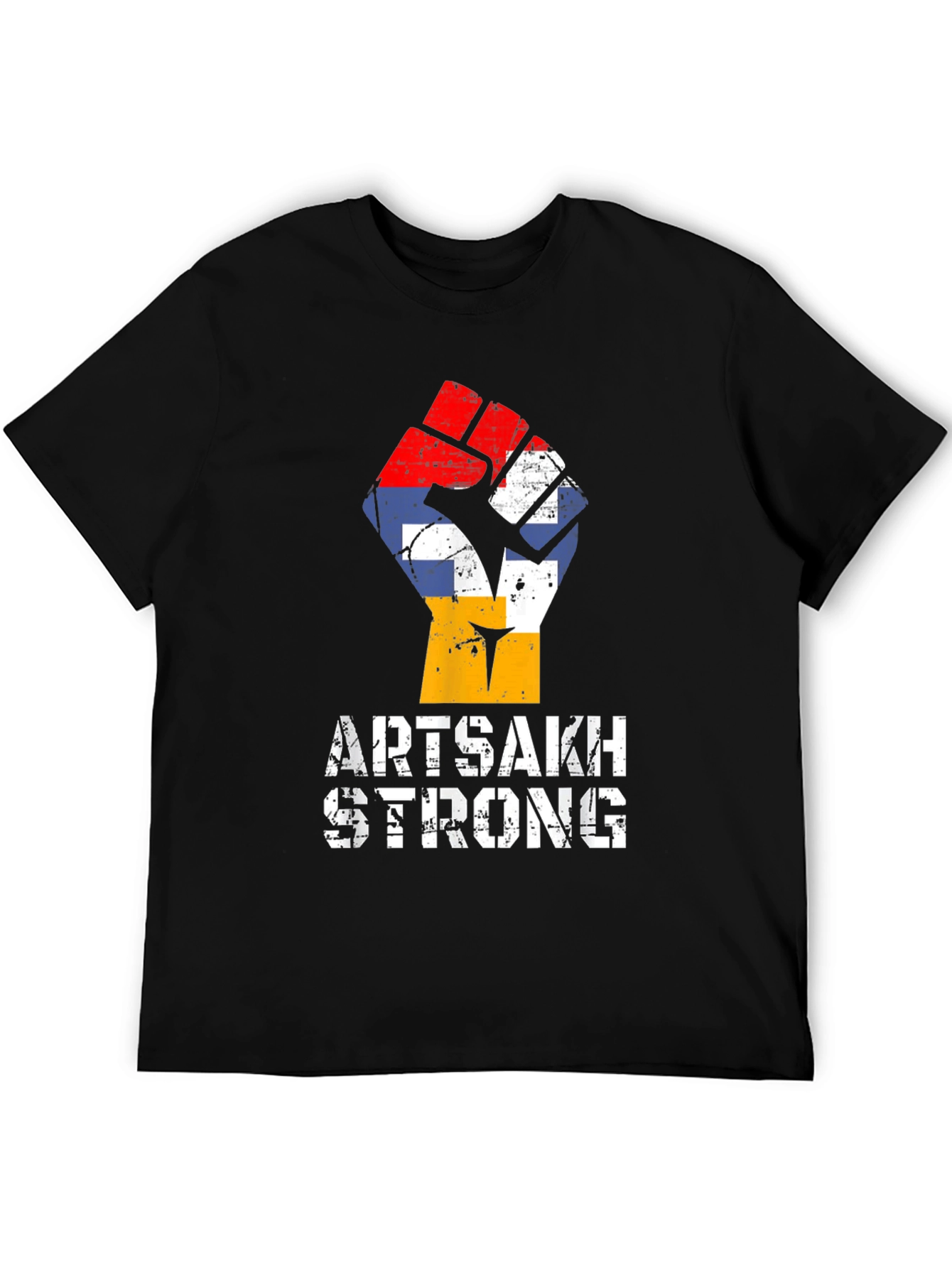 Artsakh Strong T-Shirt Fist Flag - 5