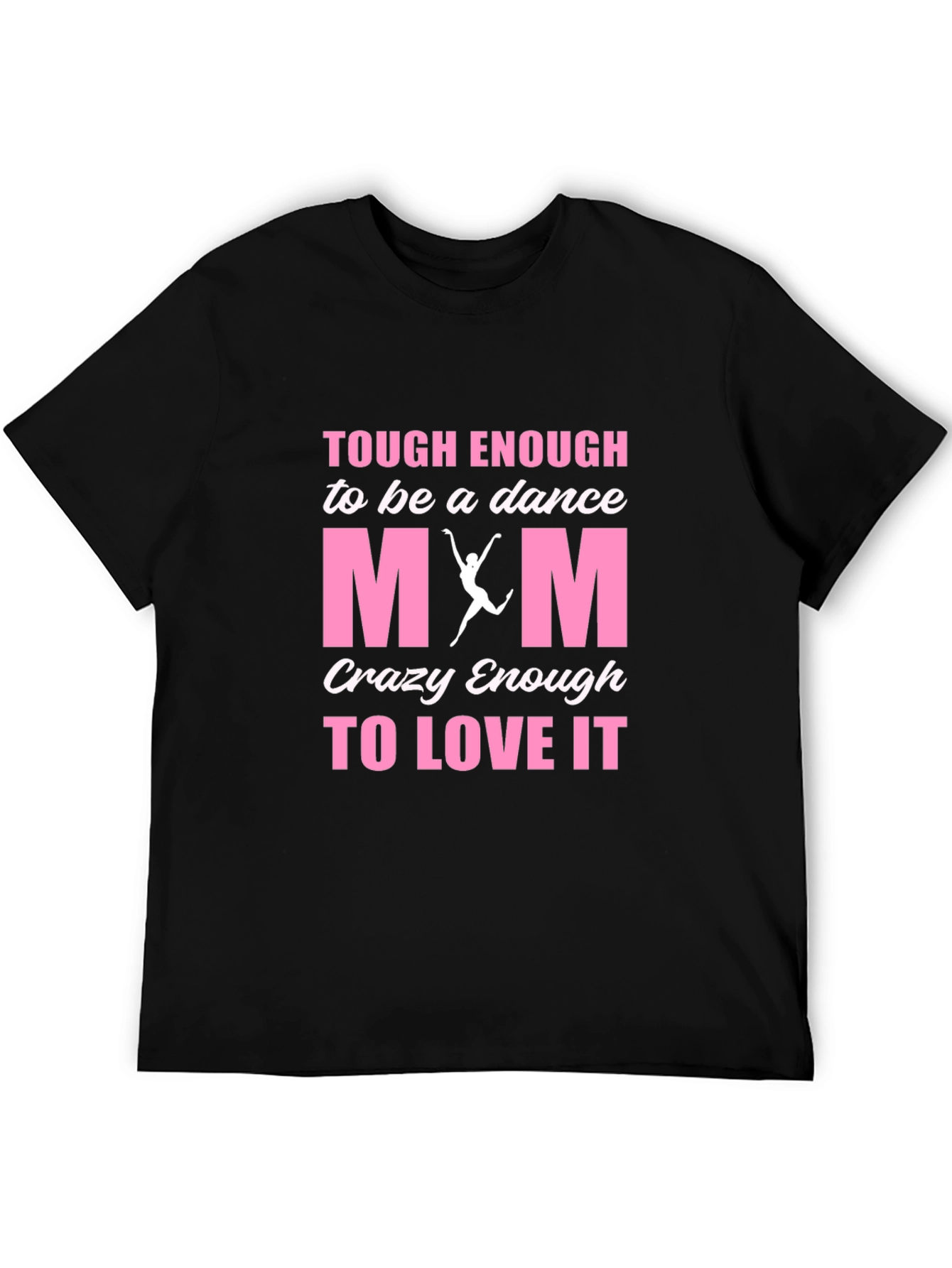 Black Dance Mom T-Shirt - Black Cotton Blend view 5