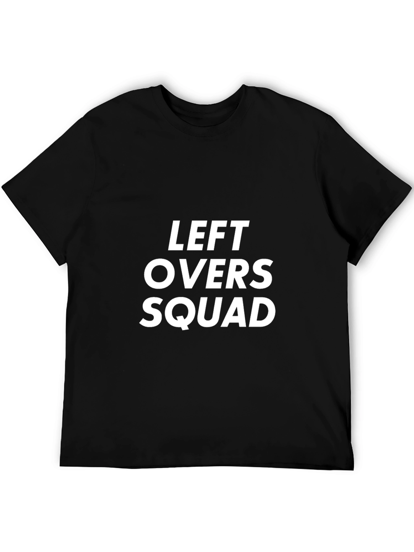 Black Left Overs Squad Graphic T-Shirt view 5