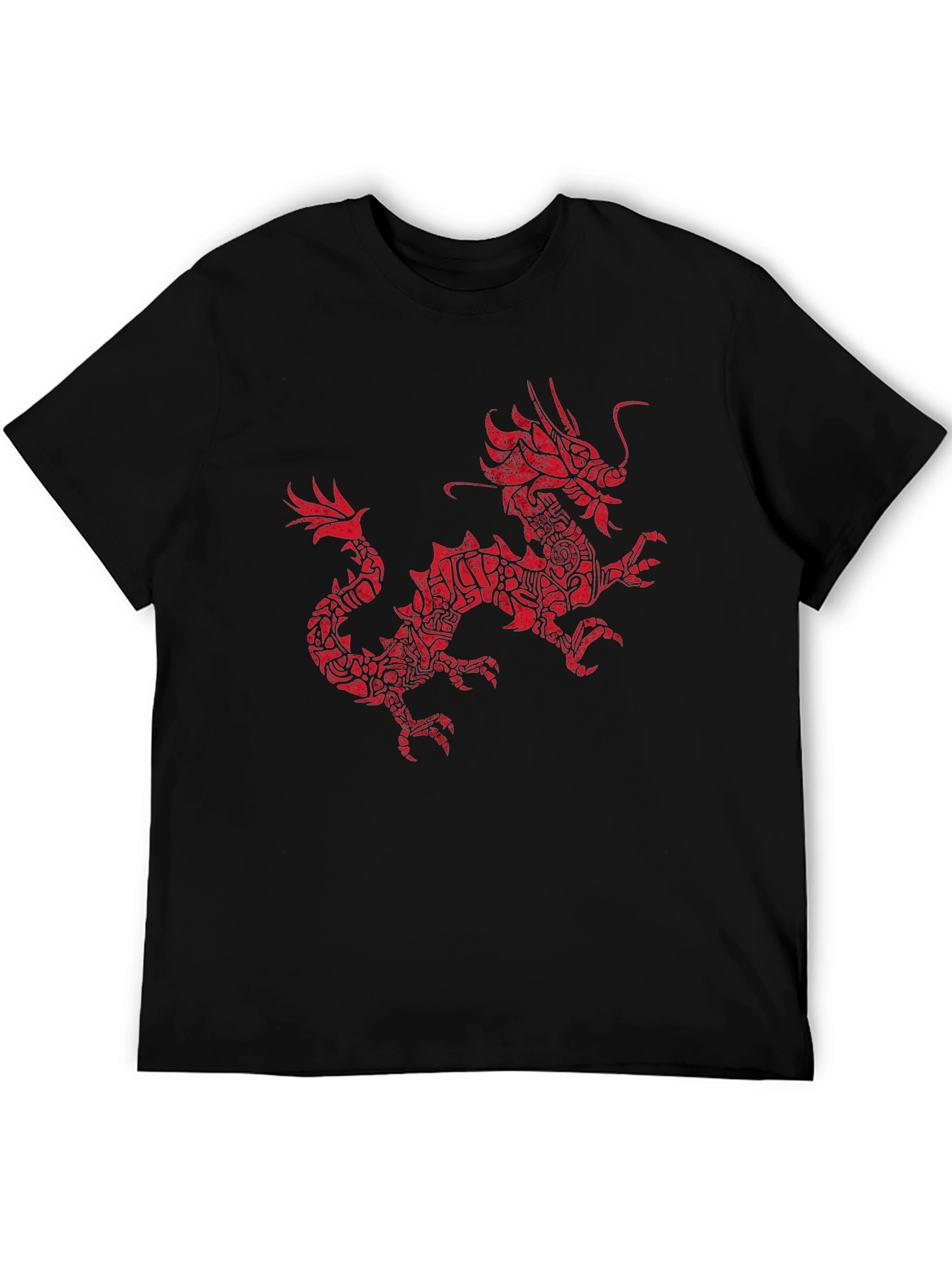 Black Dragon Graphic T-Shirt - Black view 5