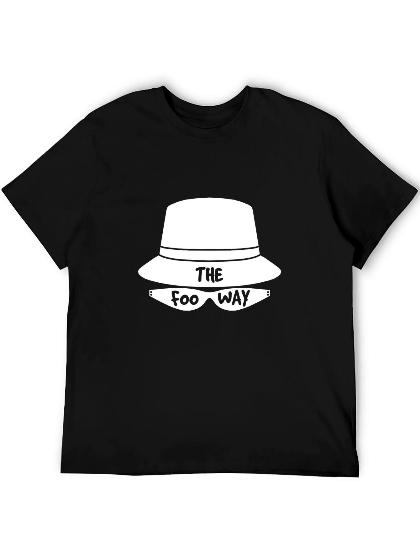 Black The Foo Way T-Shirt - Black Graphic Tee view 5