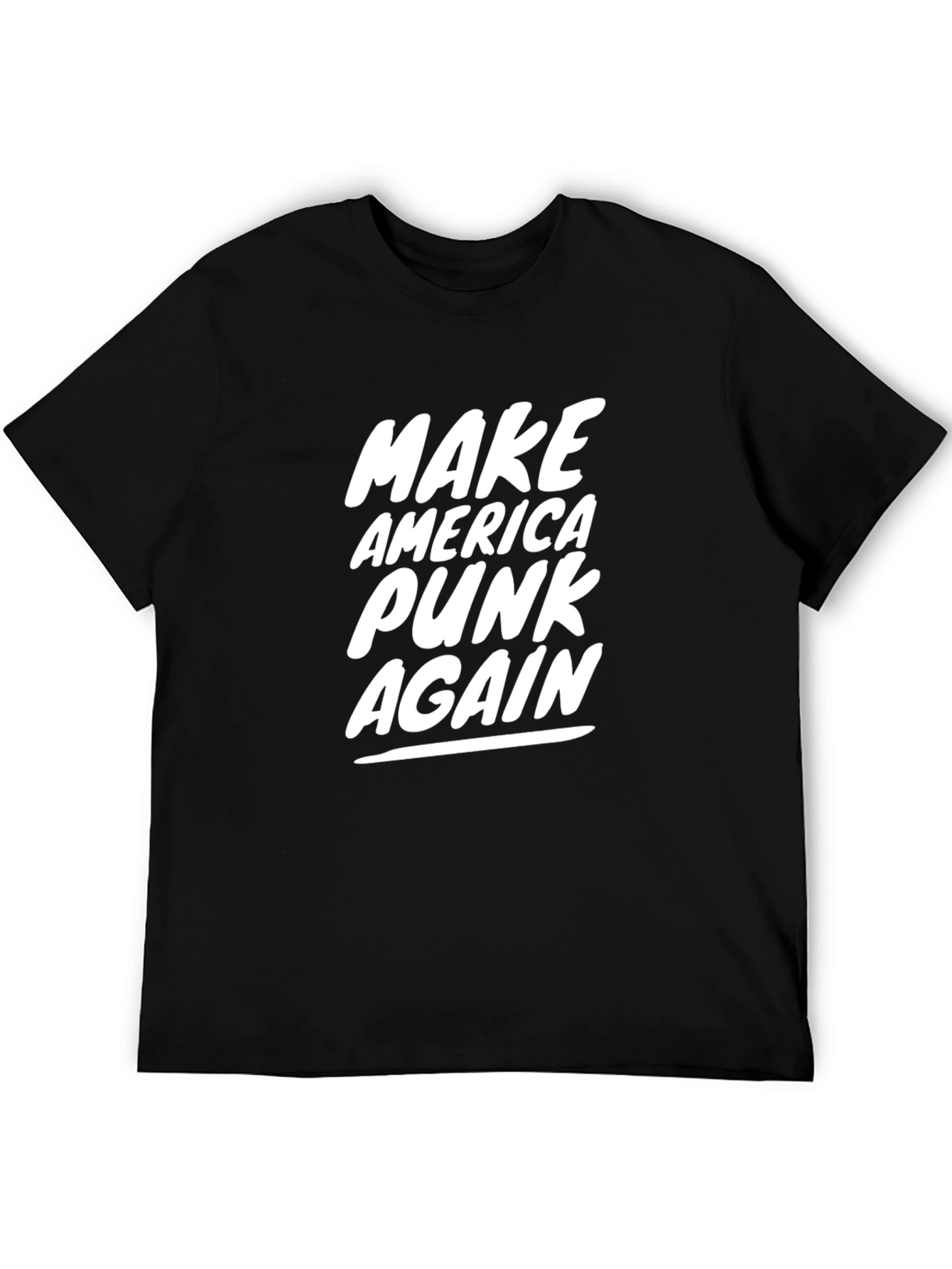 Black Make America Punk Again Graphic Tee - Black view 5