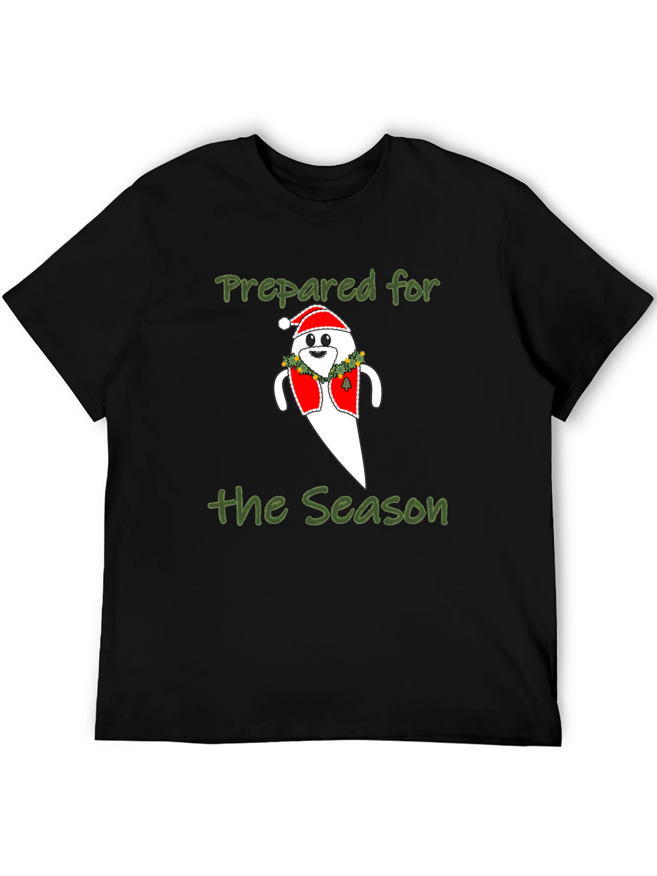 Black Holiday Season Prepared T-Shirt view 5