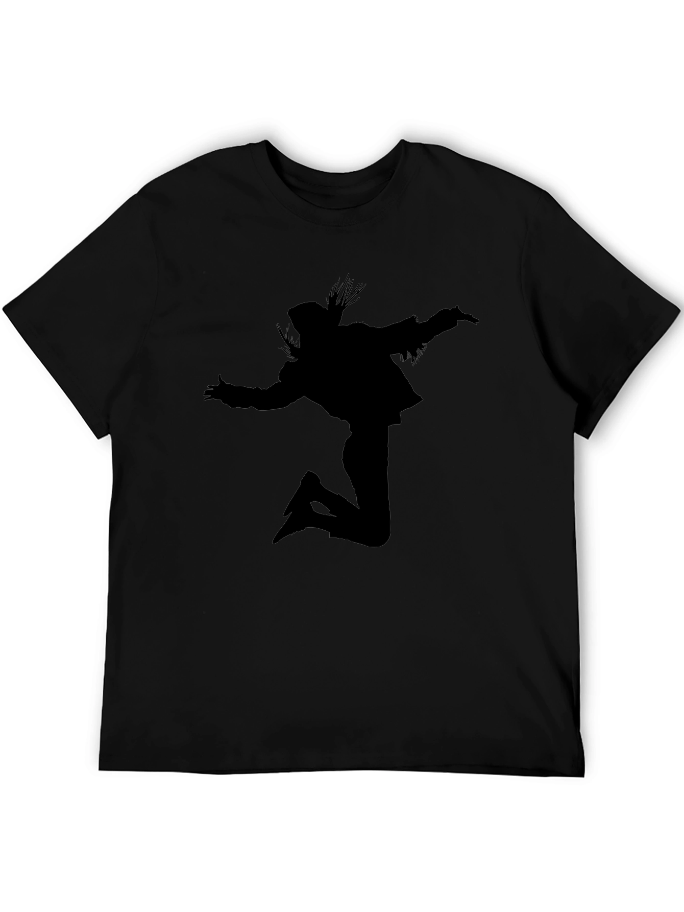 Black Silhouette Jump T-Shirt - Black view 5