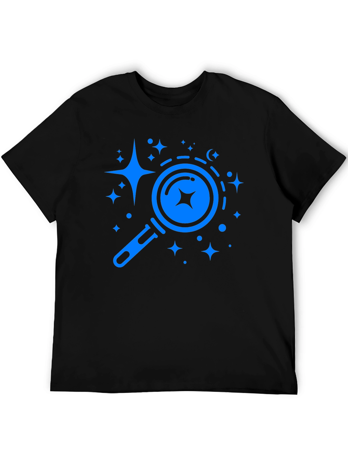 Black Search for Stars Black Graphic Tee view 5