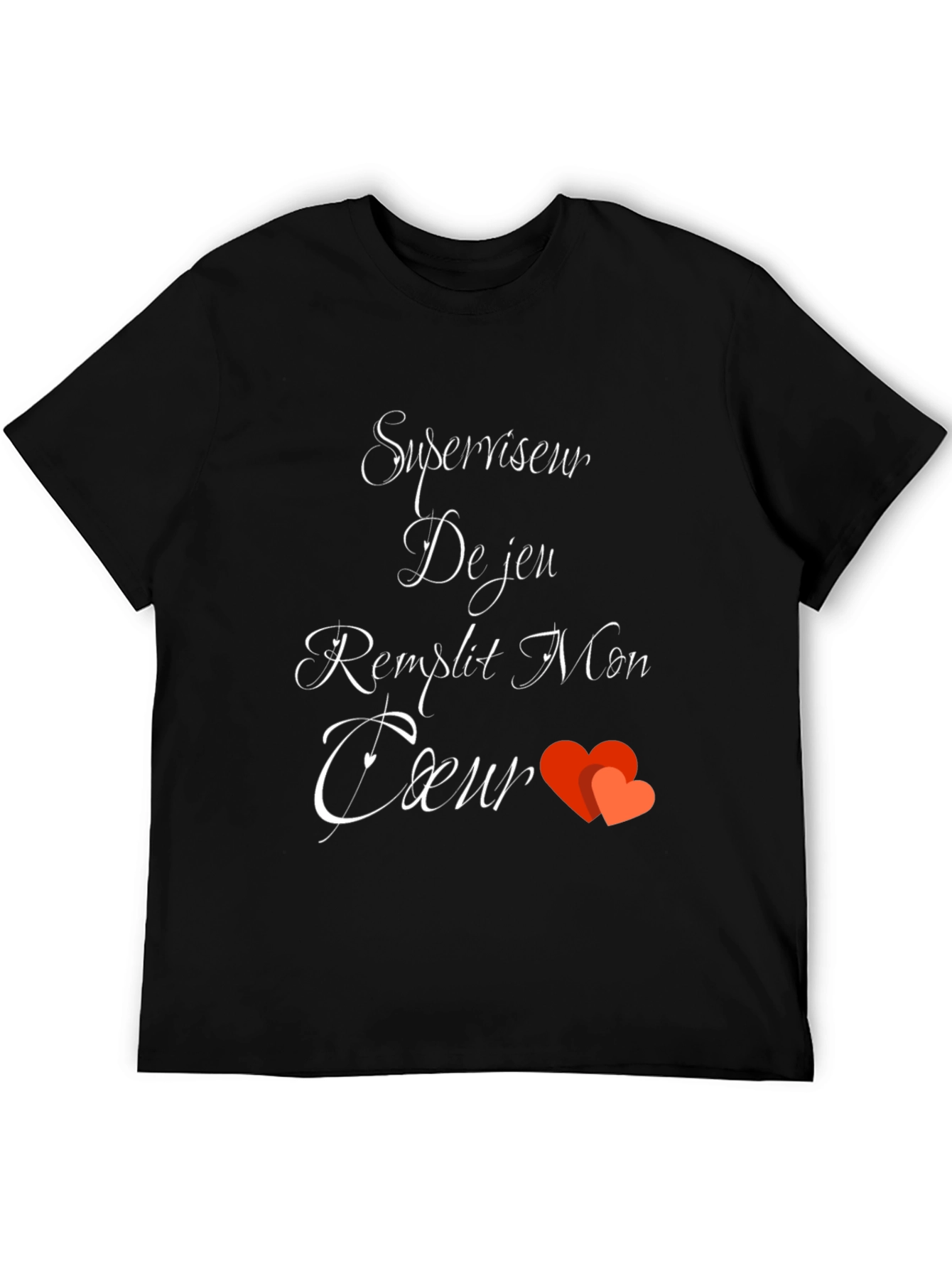 Black Supervisor Job Fills My Heart T-Shirt view 5