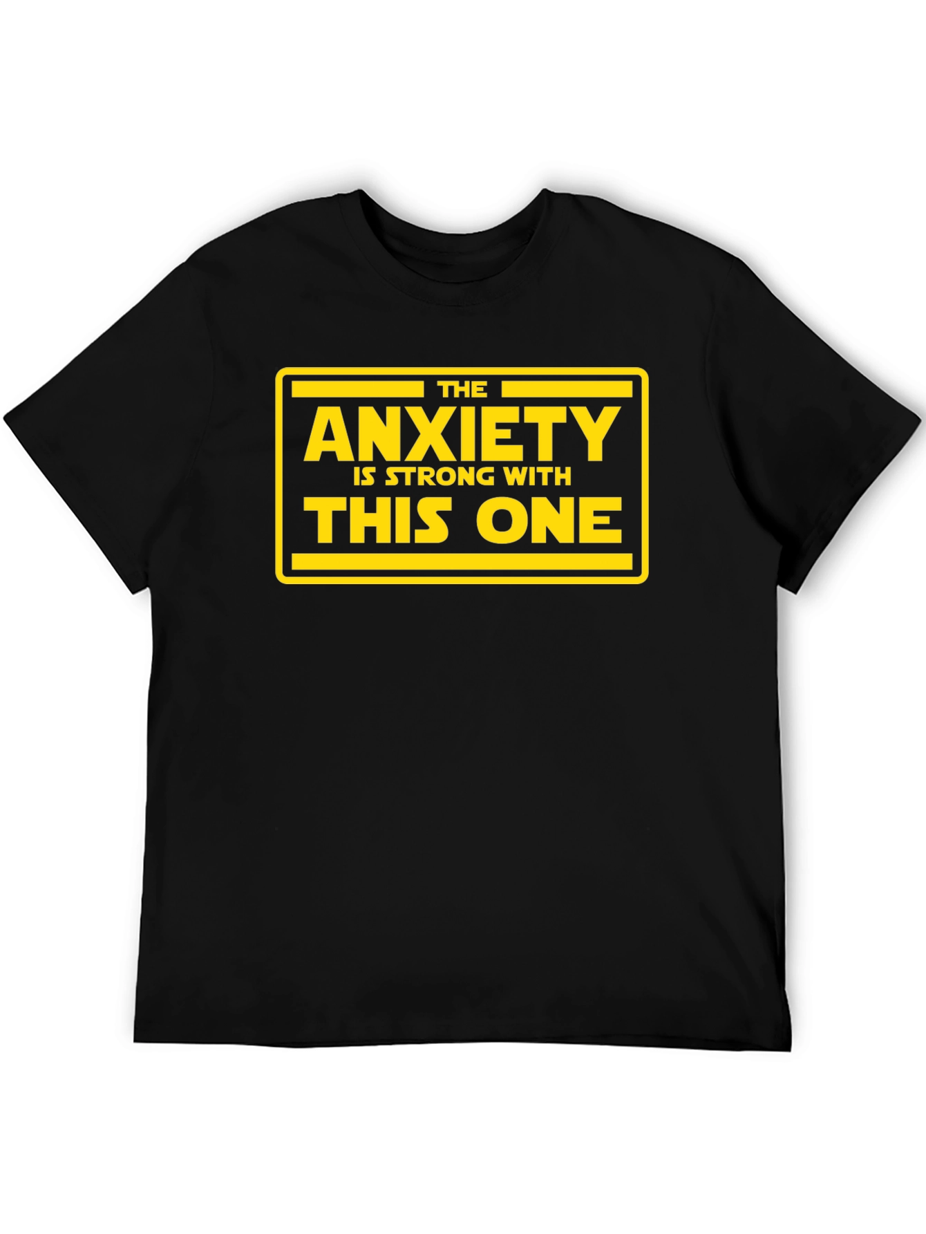 Black Anxiety is Strong With This One T-Shirt view 5