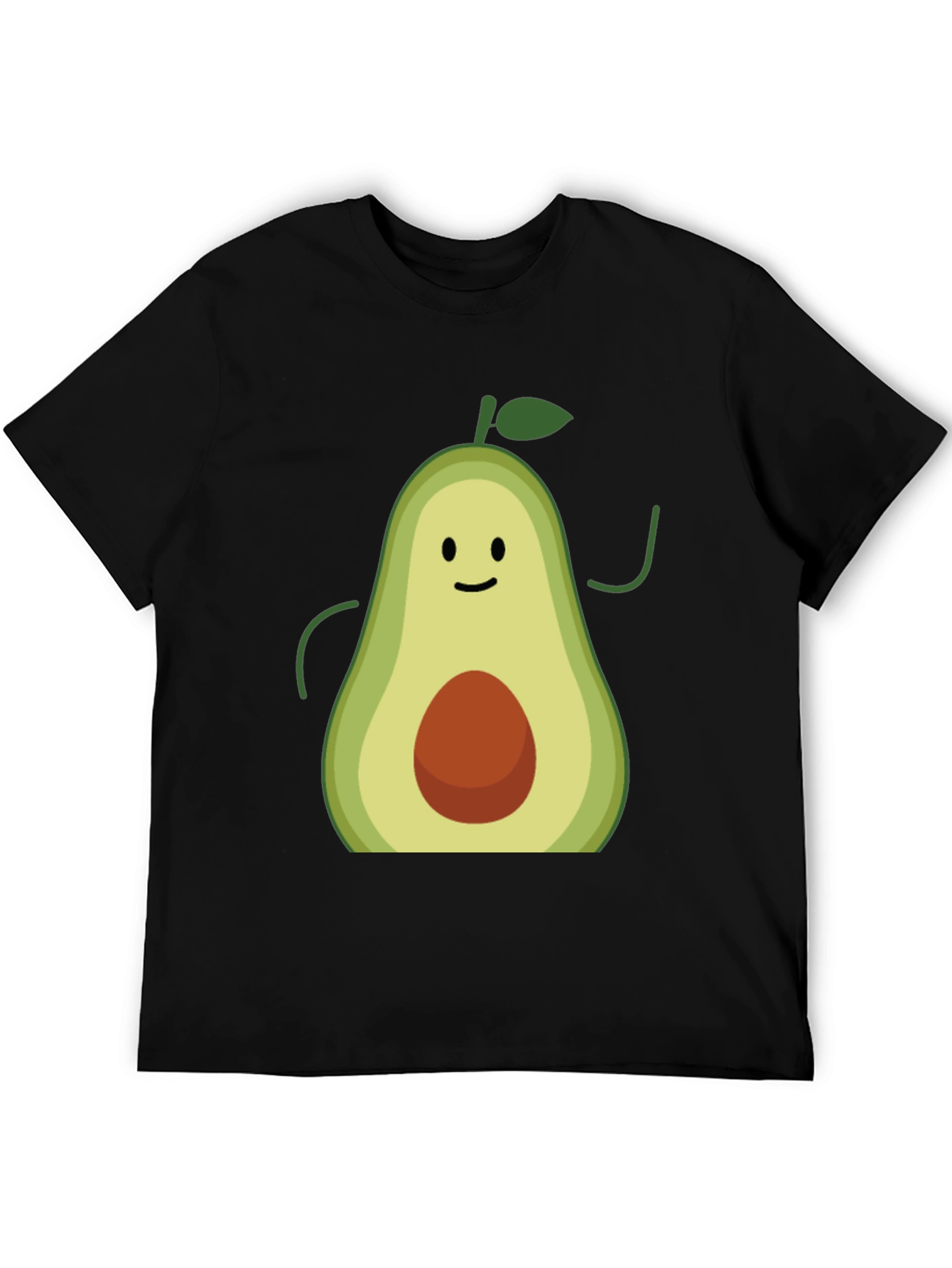 Black Avocado Graphic Tee - Funny Fruit T-Shirt view 5