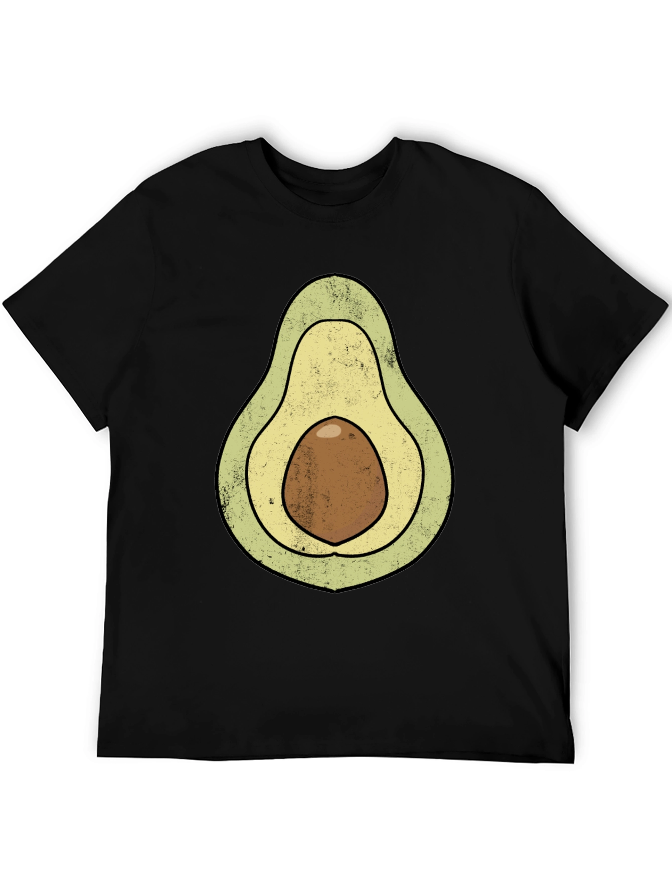 Black Avocado Graphic T-Shirt - Novelty Food Tee view 5