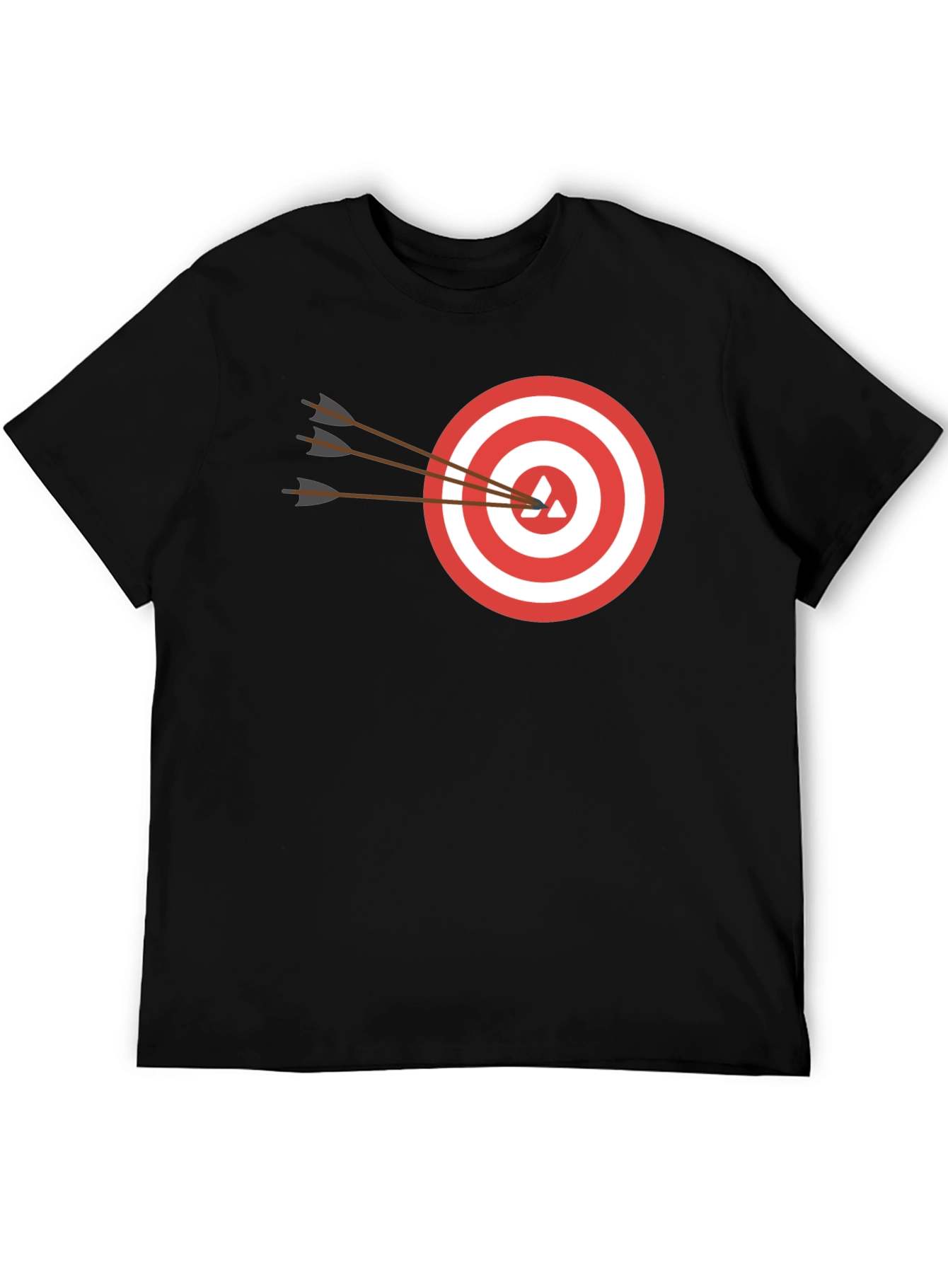 Black Target Practice T-Shirt - Bullseye Tee view 5