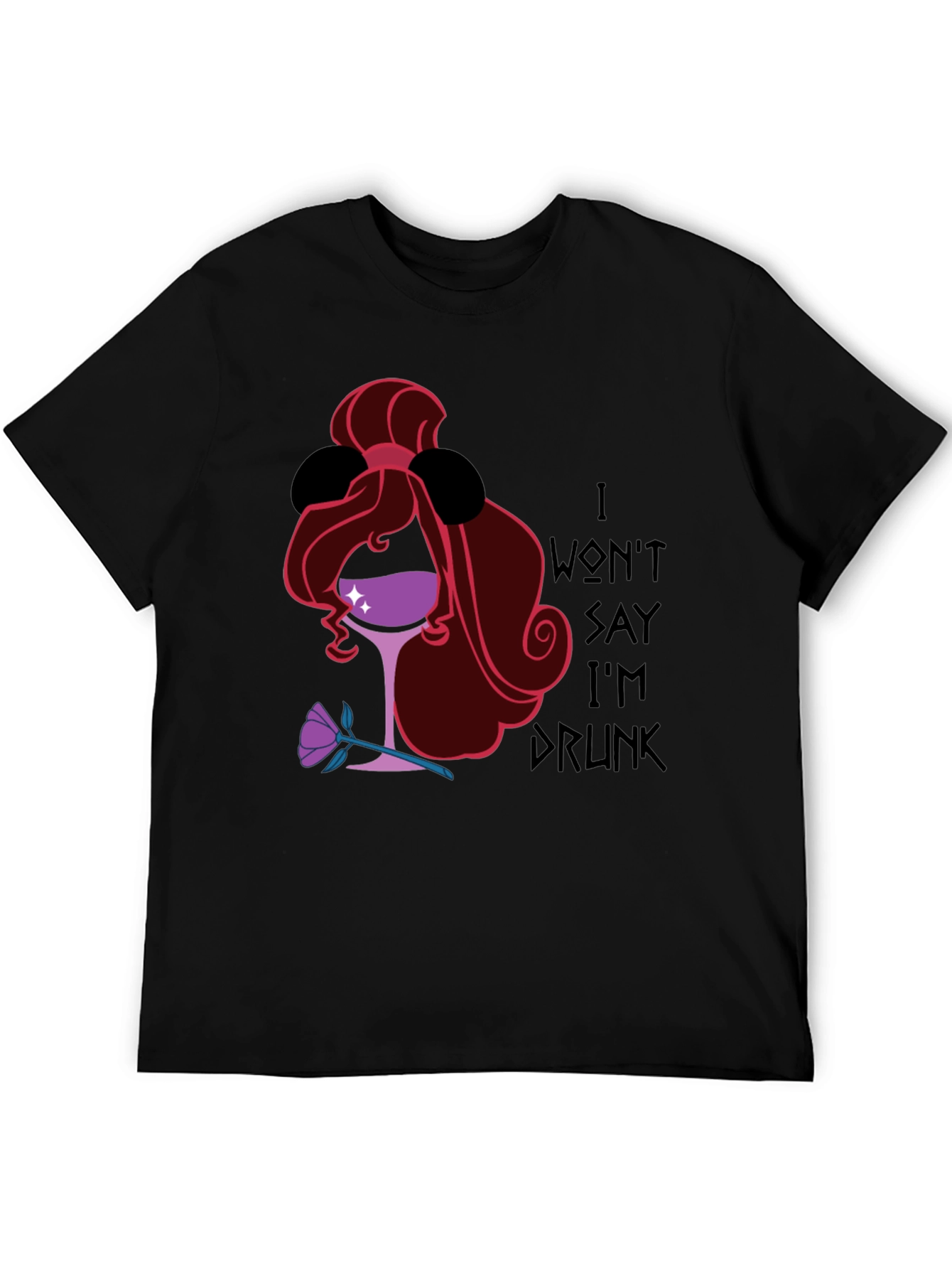 Black I Won't Say I'm Drunk T-Shirt view 5