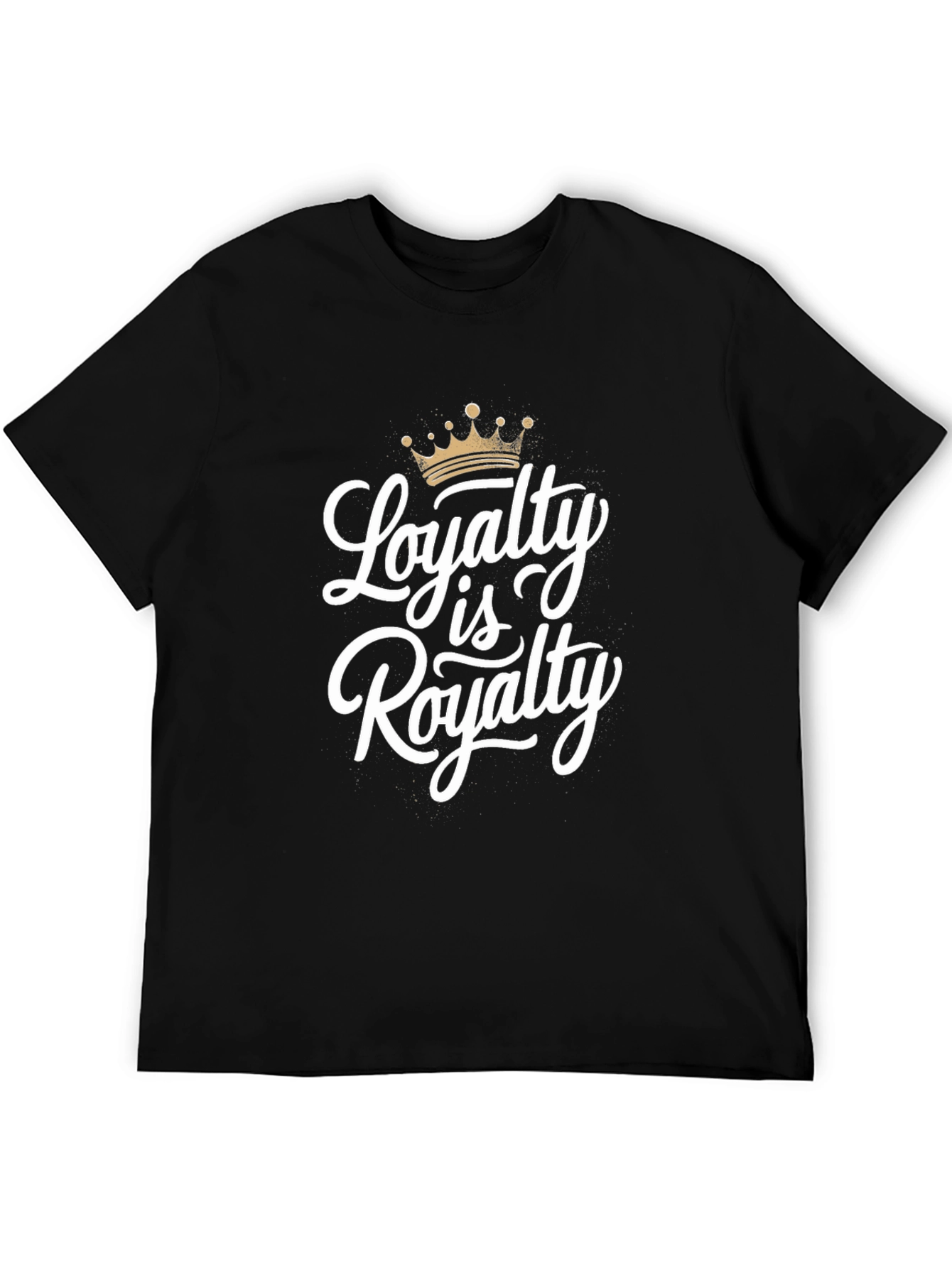 Black Loyalty is Royalty Graphic Tee - Black view 5