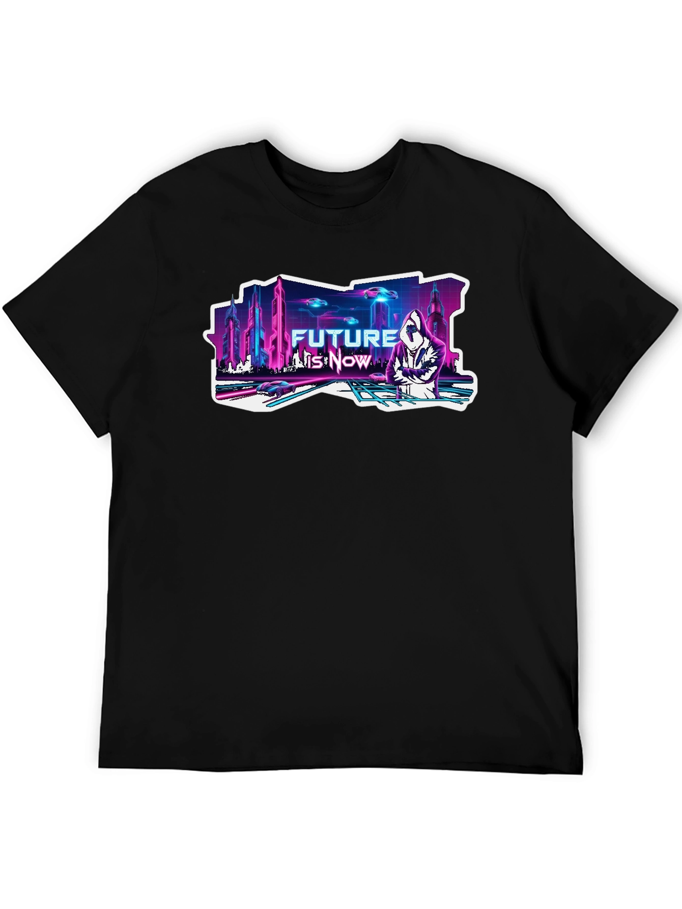 Black Future is Now Graphic T-Shirt - Black view 5