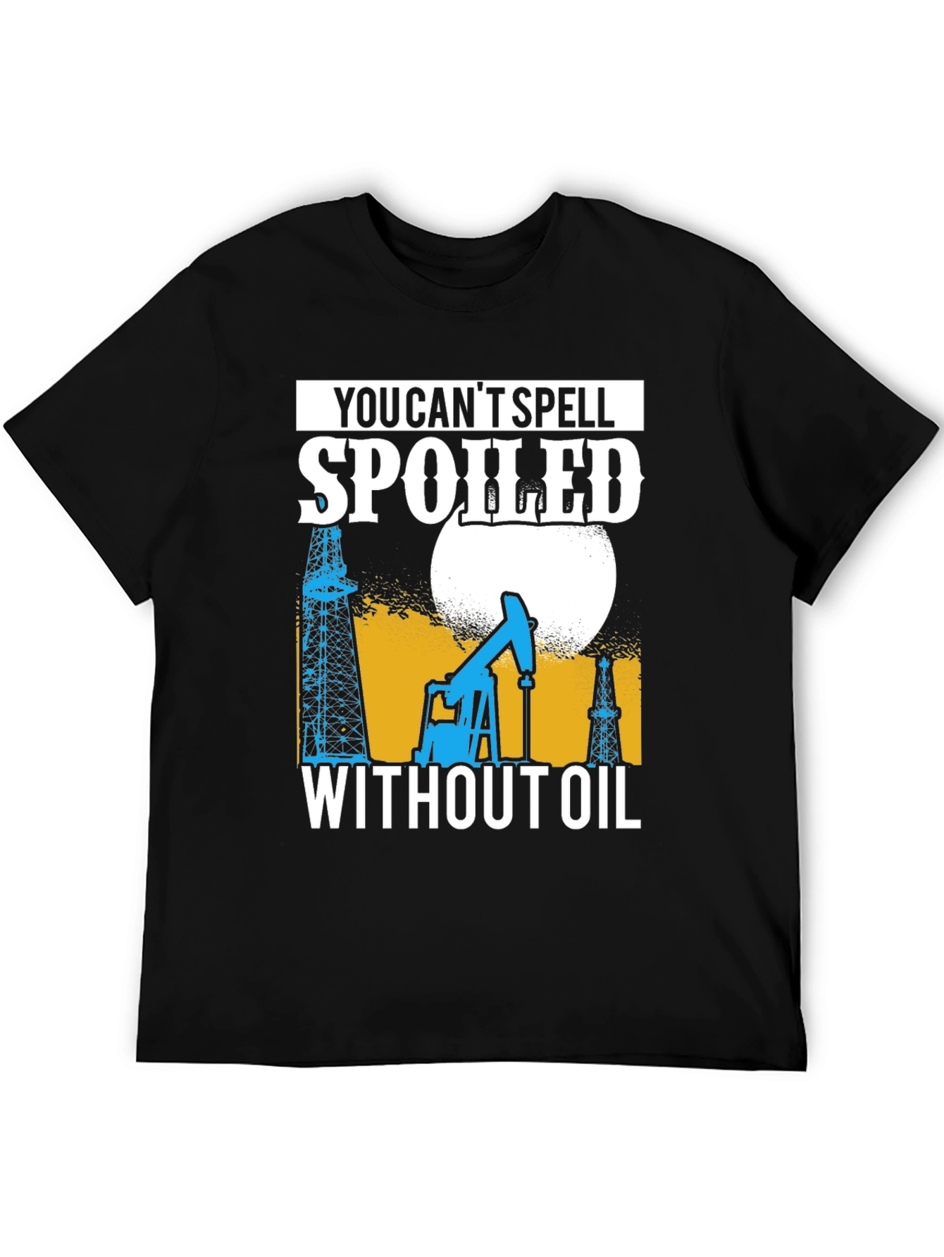 Black Spoiled Without Oil T-Shirt view 5