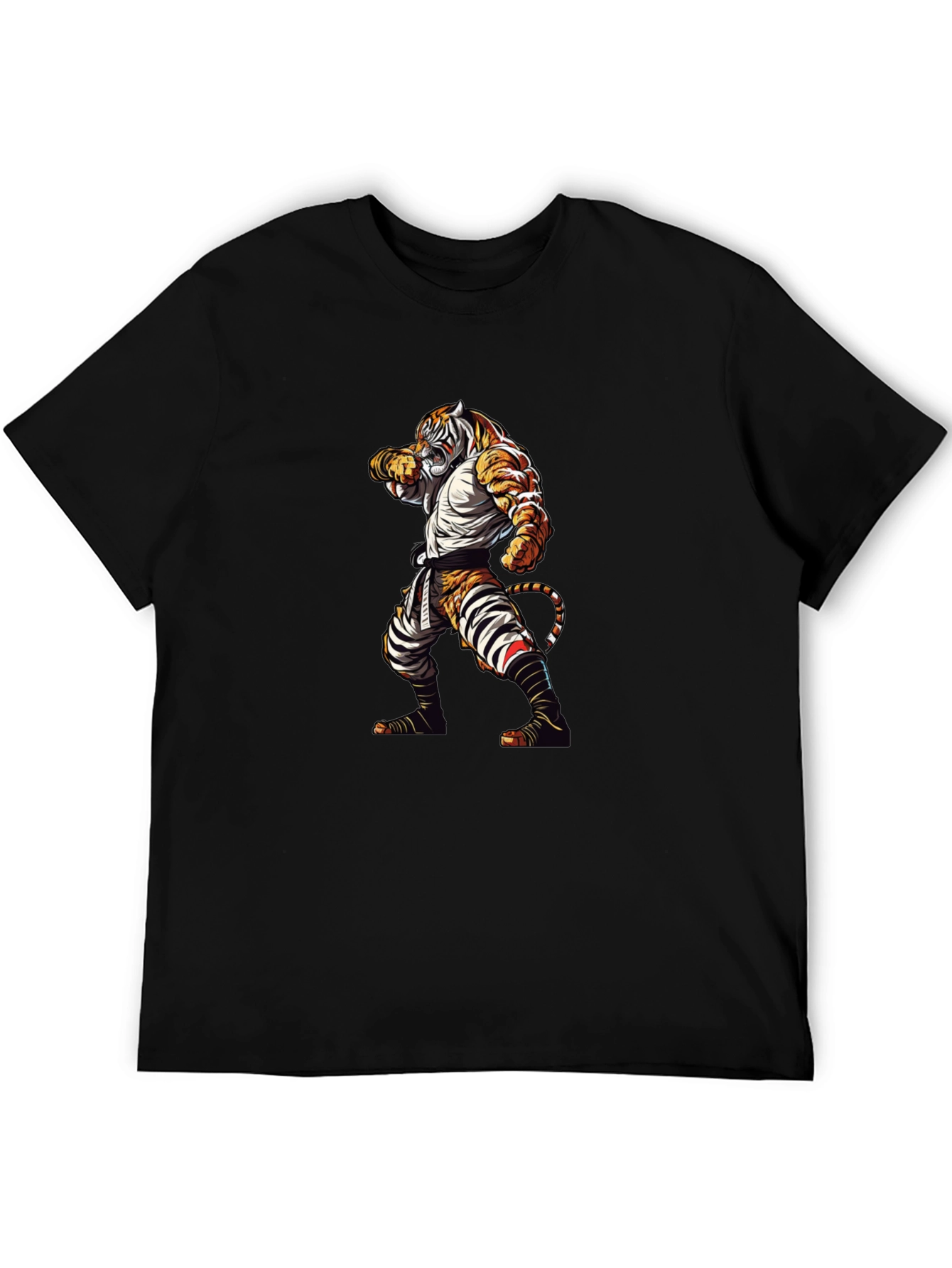 Black Tiger Karate Graphic Tee view 5