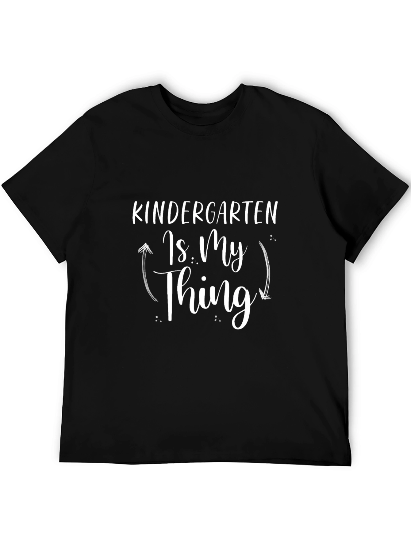 Black Kindergarten Is My Thing T-Shirt view 5