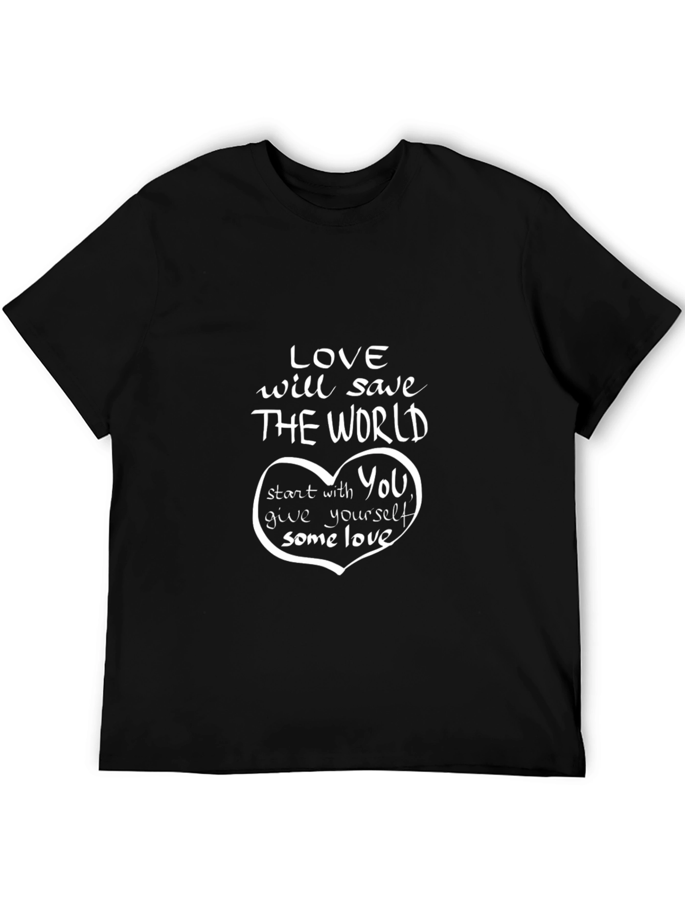 Black Love Will Save the World Graphic T-Shirt view 5