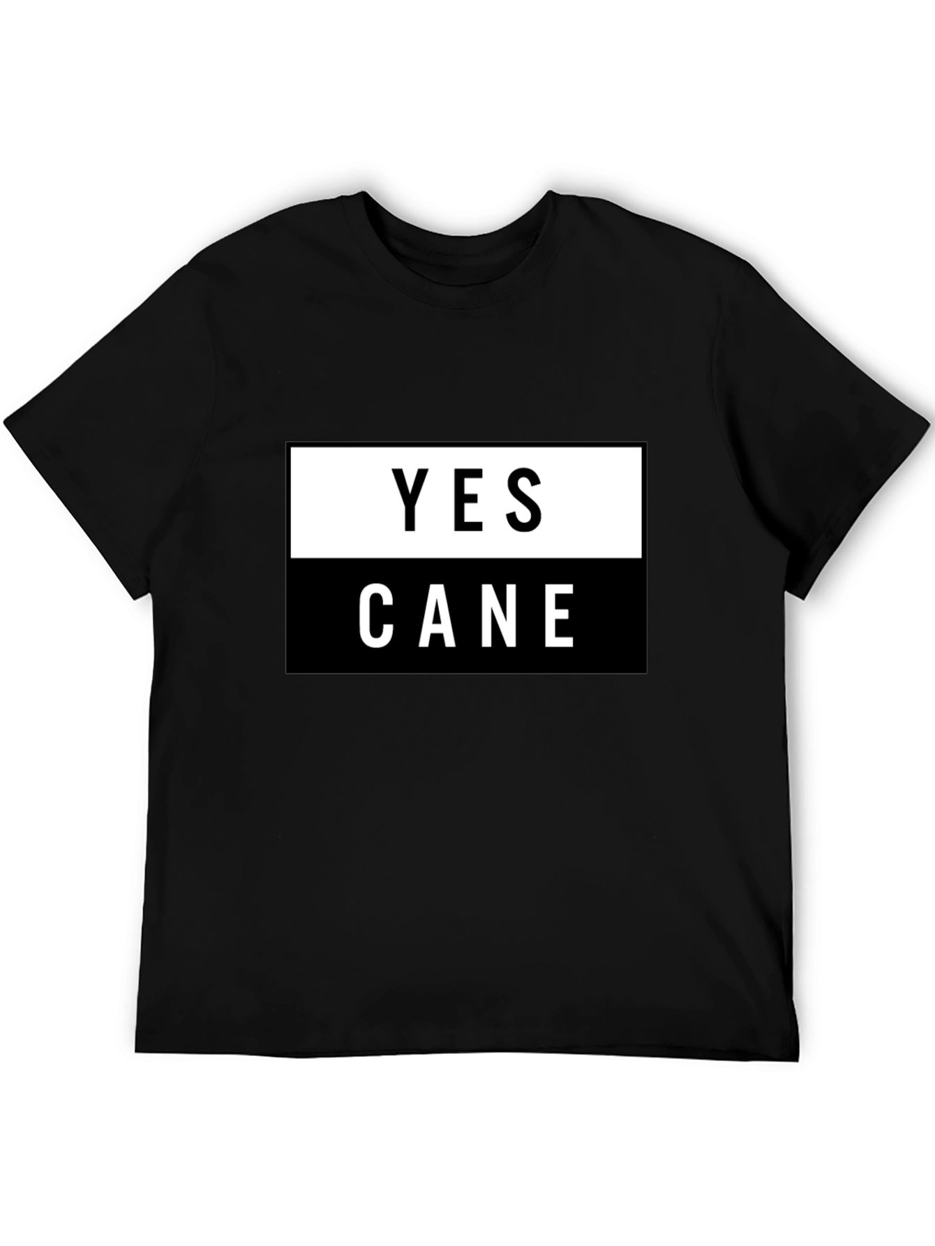 Black Yes Cane Graphic Tee - Stylish & Comfortable view 5